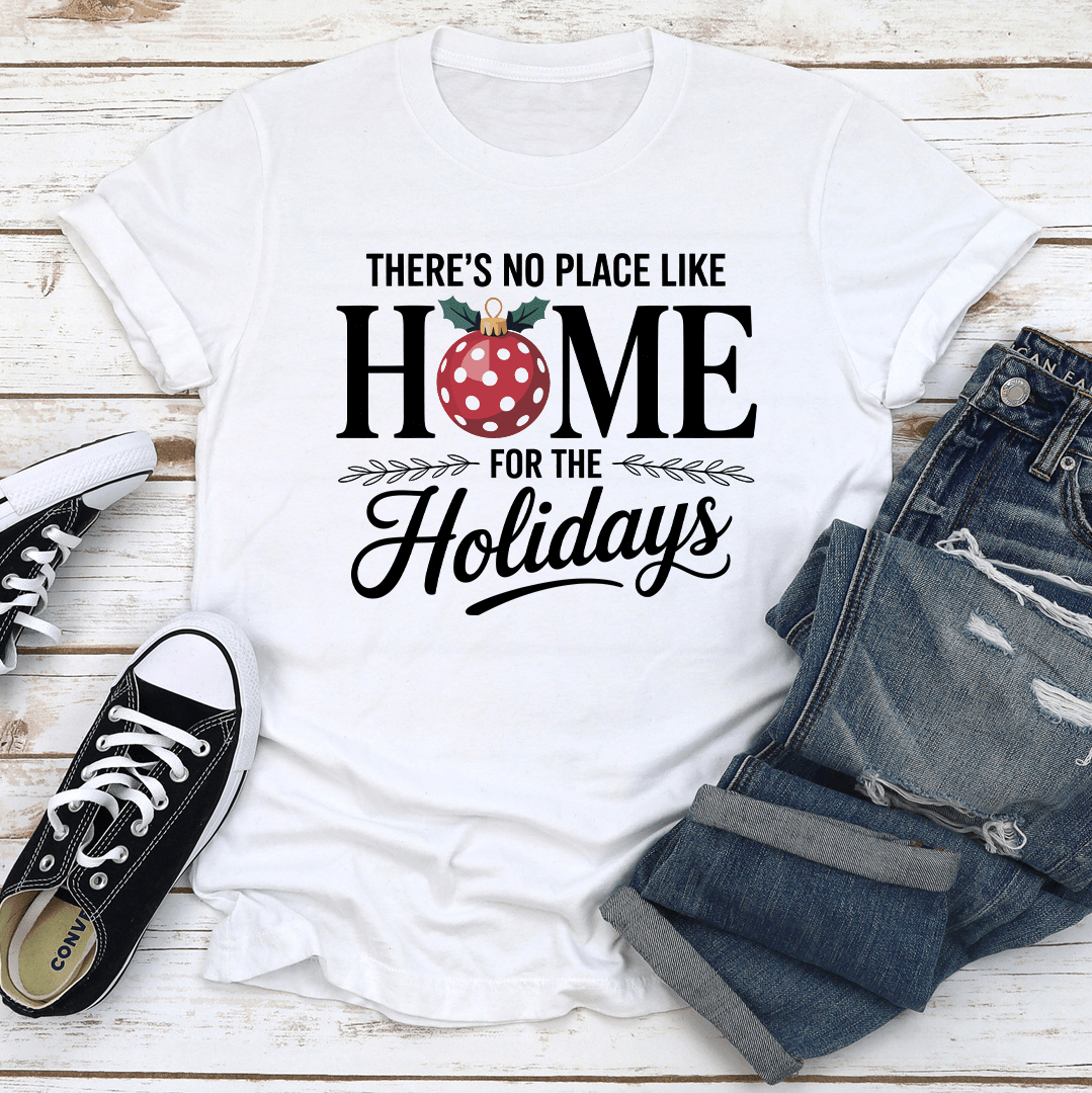 there is no place like home for the holidays tee
