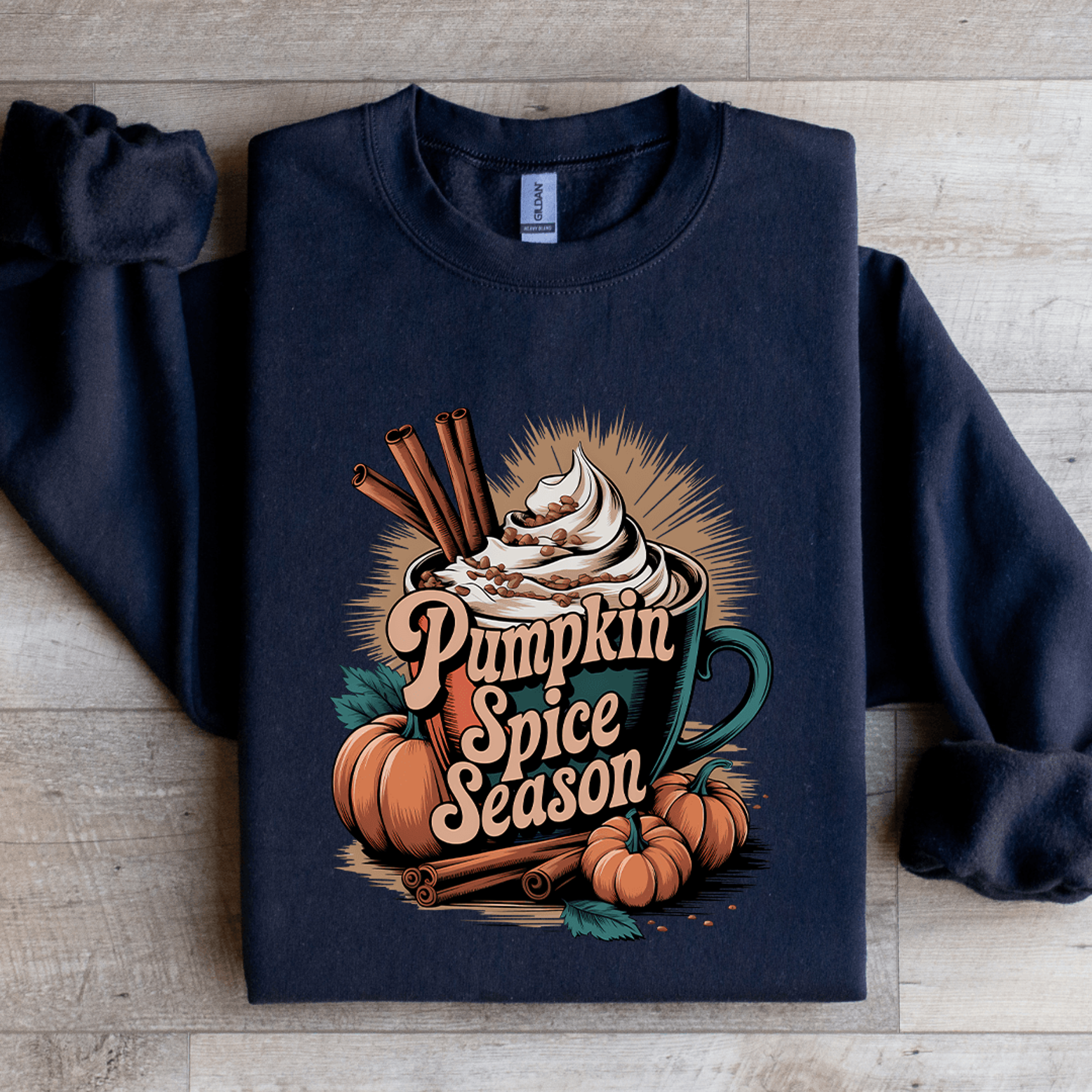 pumpkin spice season latte sweatshirt