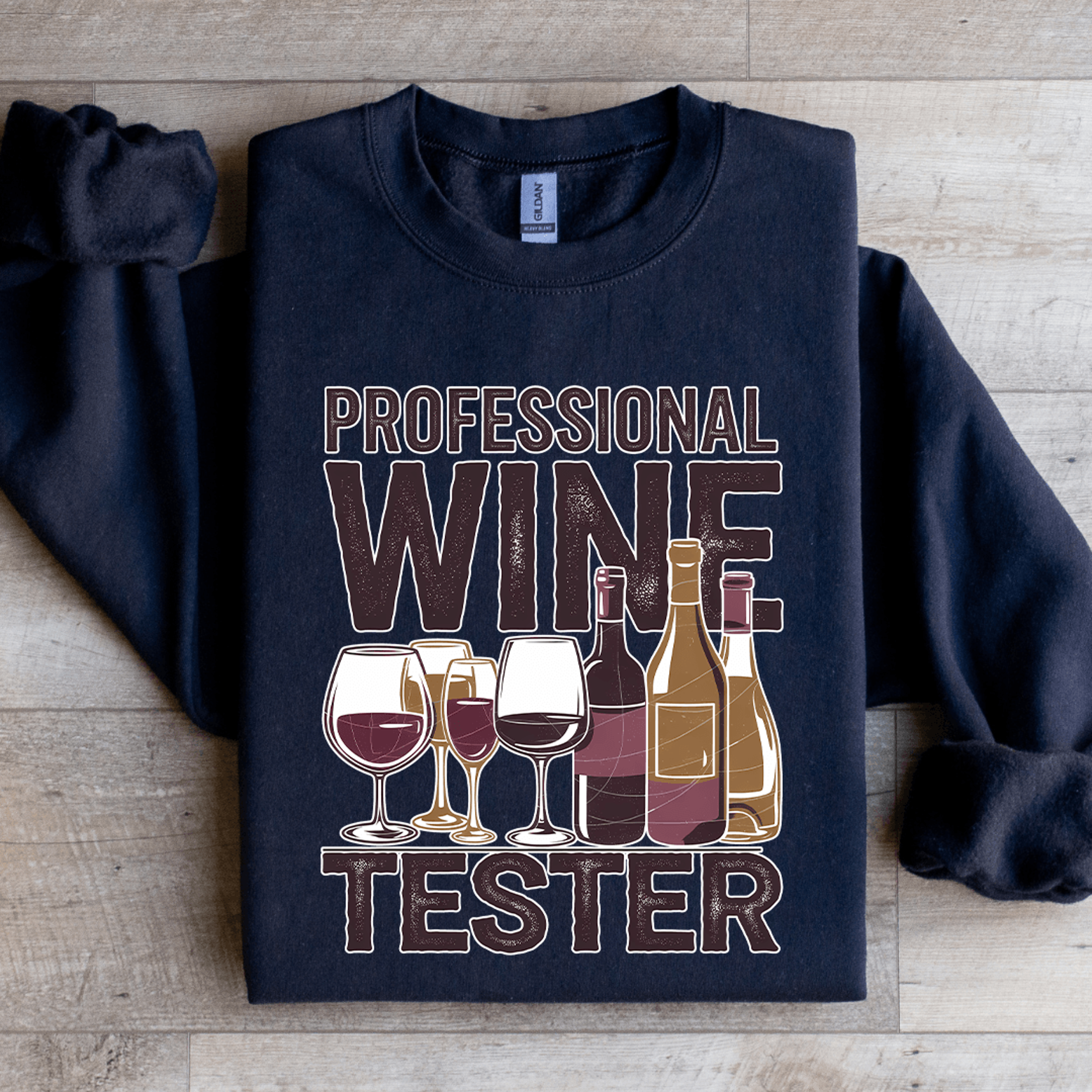 professional wine tester sweatshirt