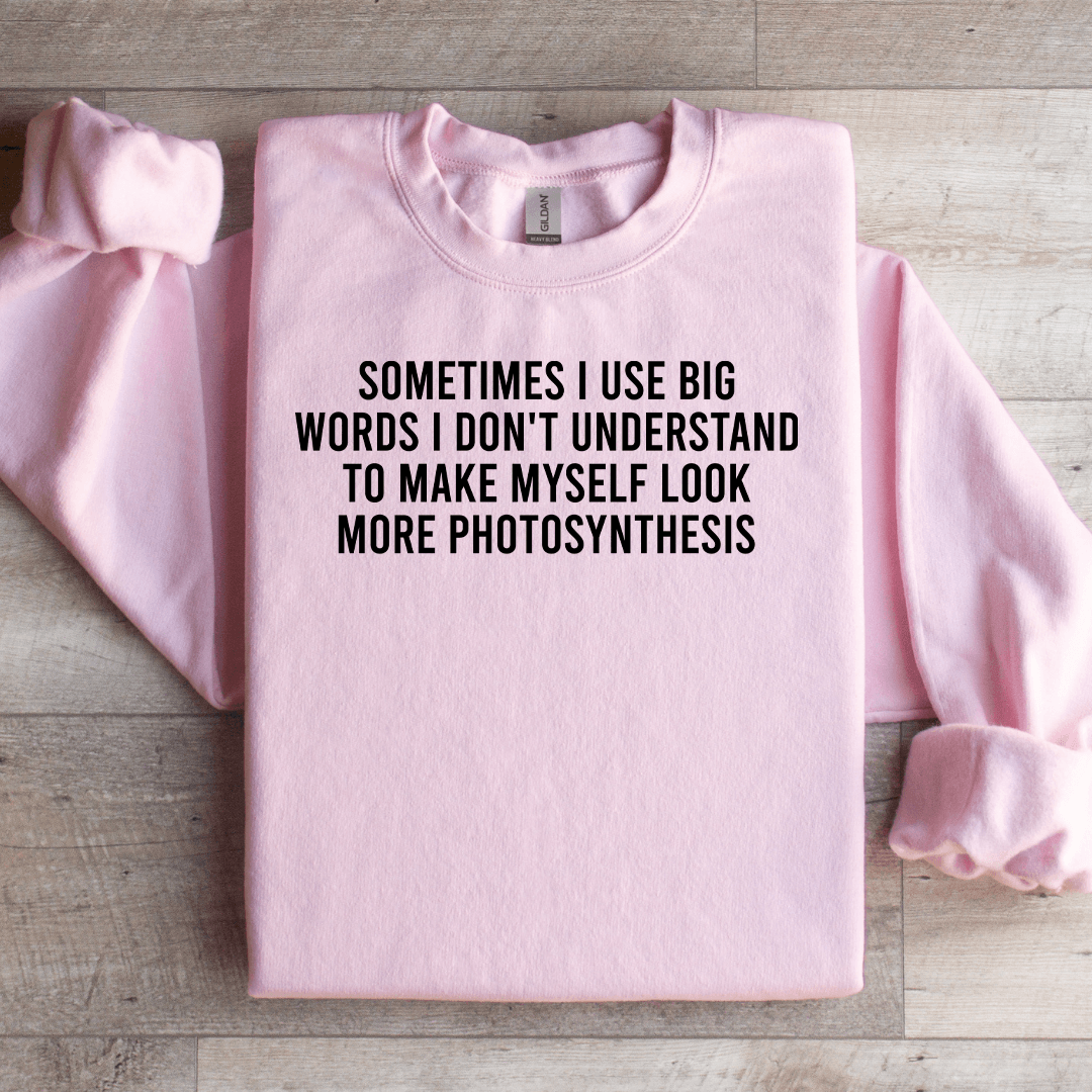 sometimes i use big words sweatshirt