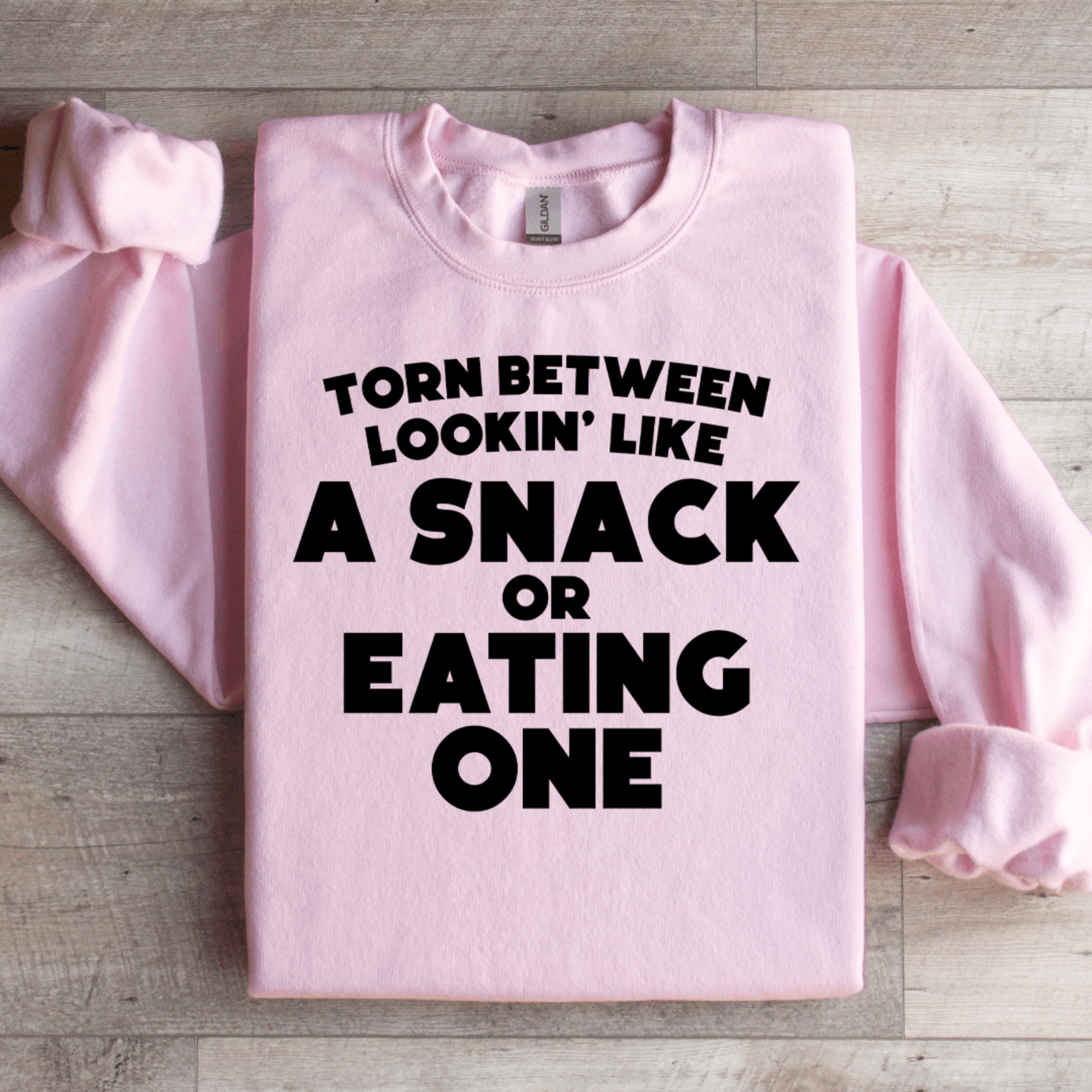 torn between lookin like sweatshirt