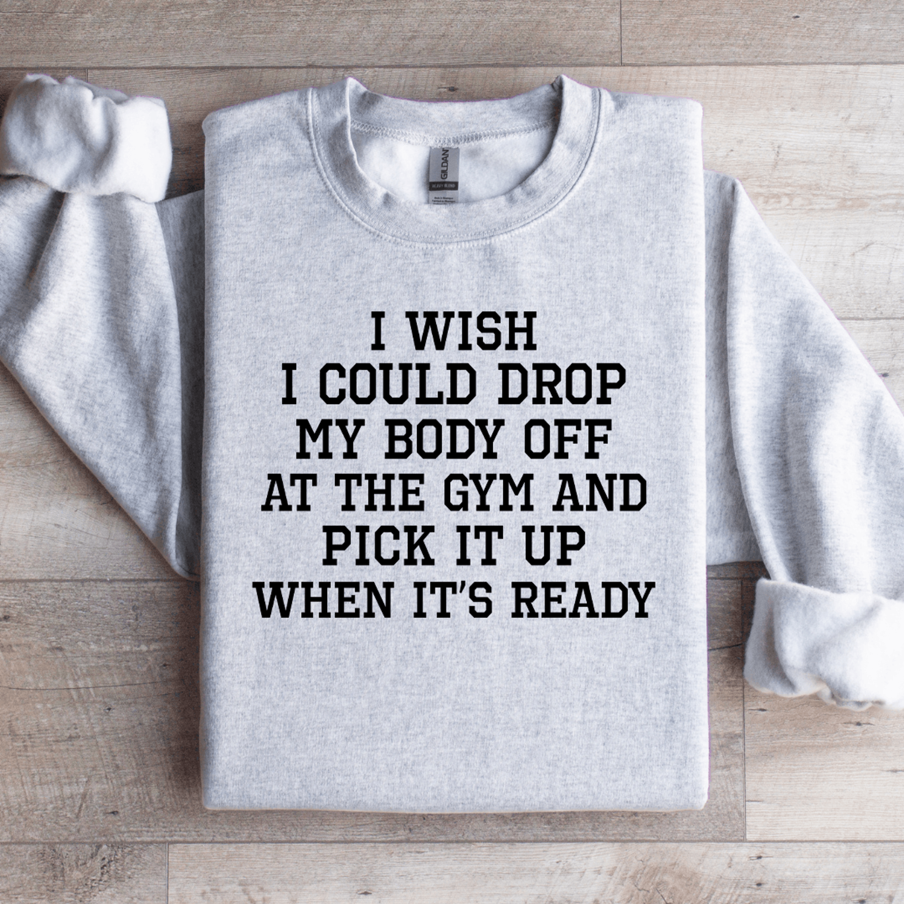i wish i could drop sweatshirt