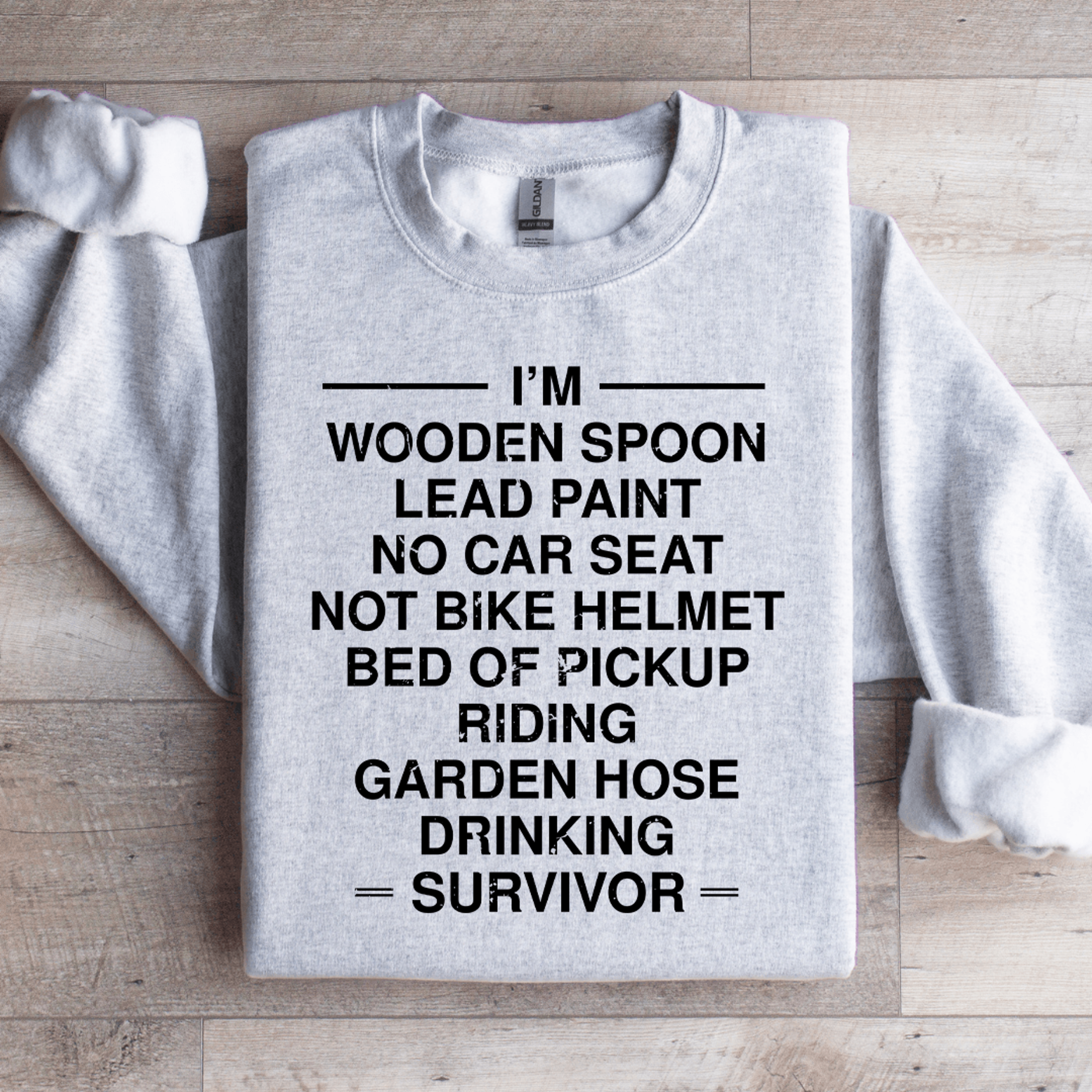 i'm wooden spoon lead paint no car seat sweatshirt