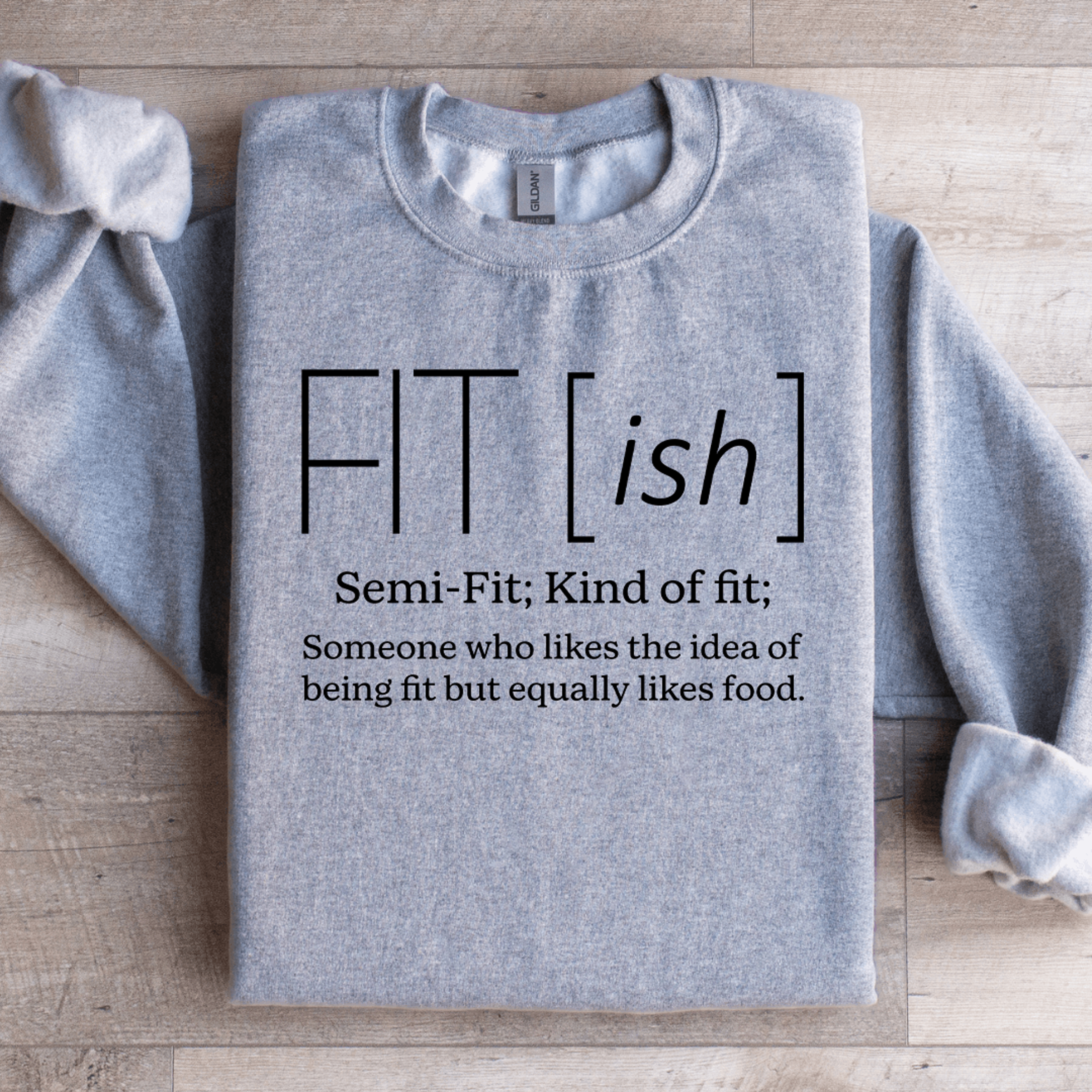 fit semi fit kind of fit sweatshirt