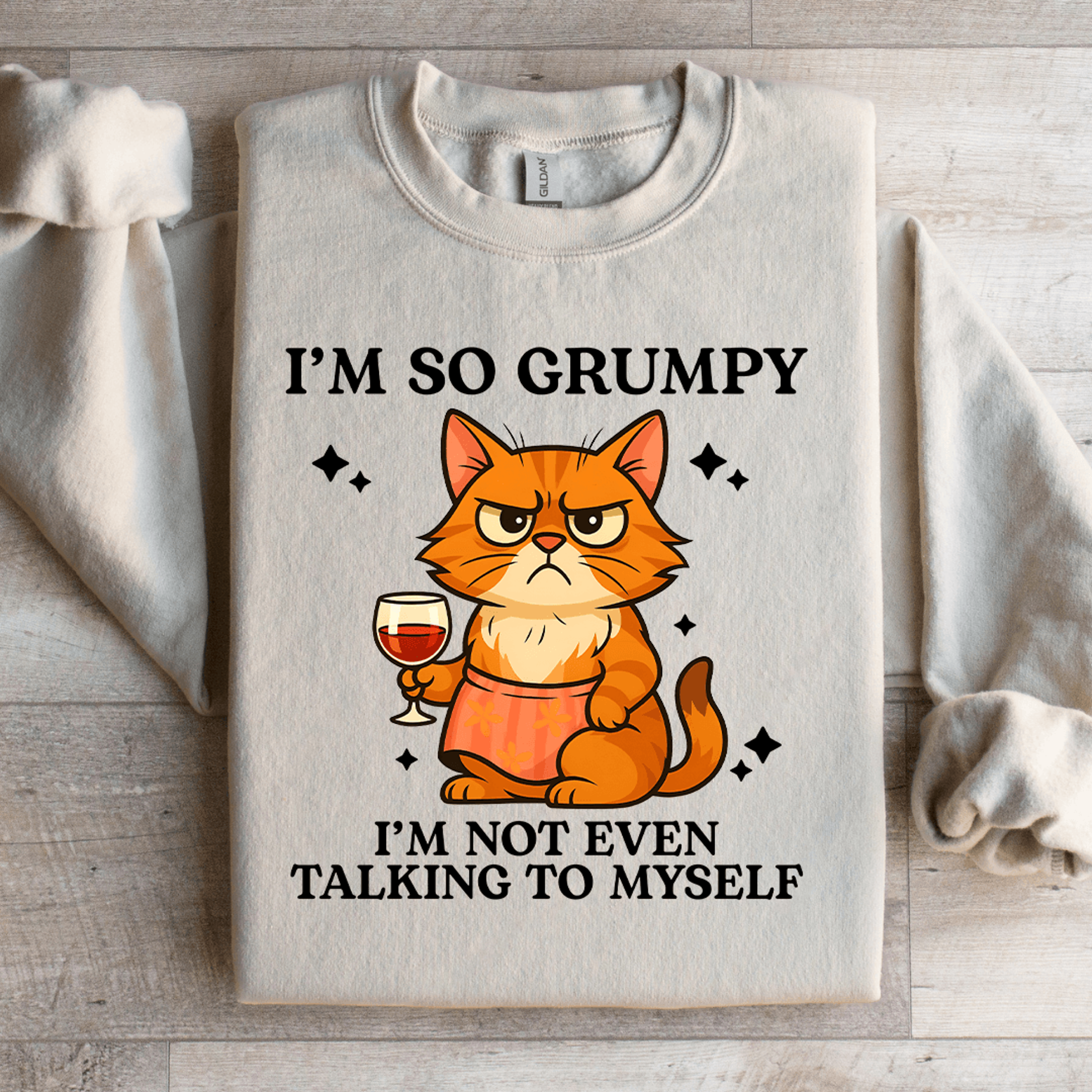 i'm so grumpy sweatshirt