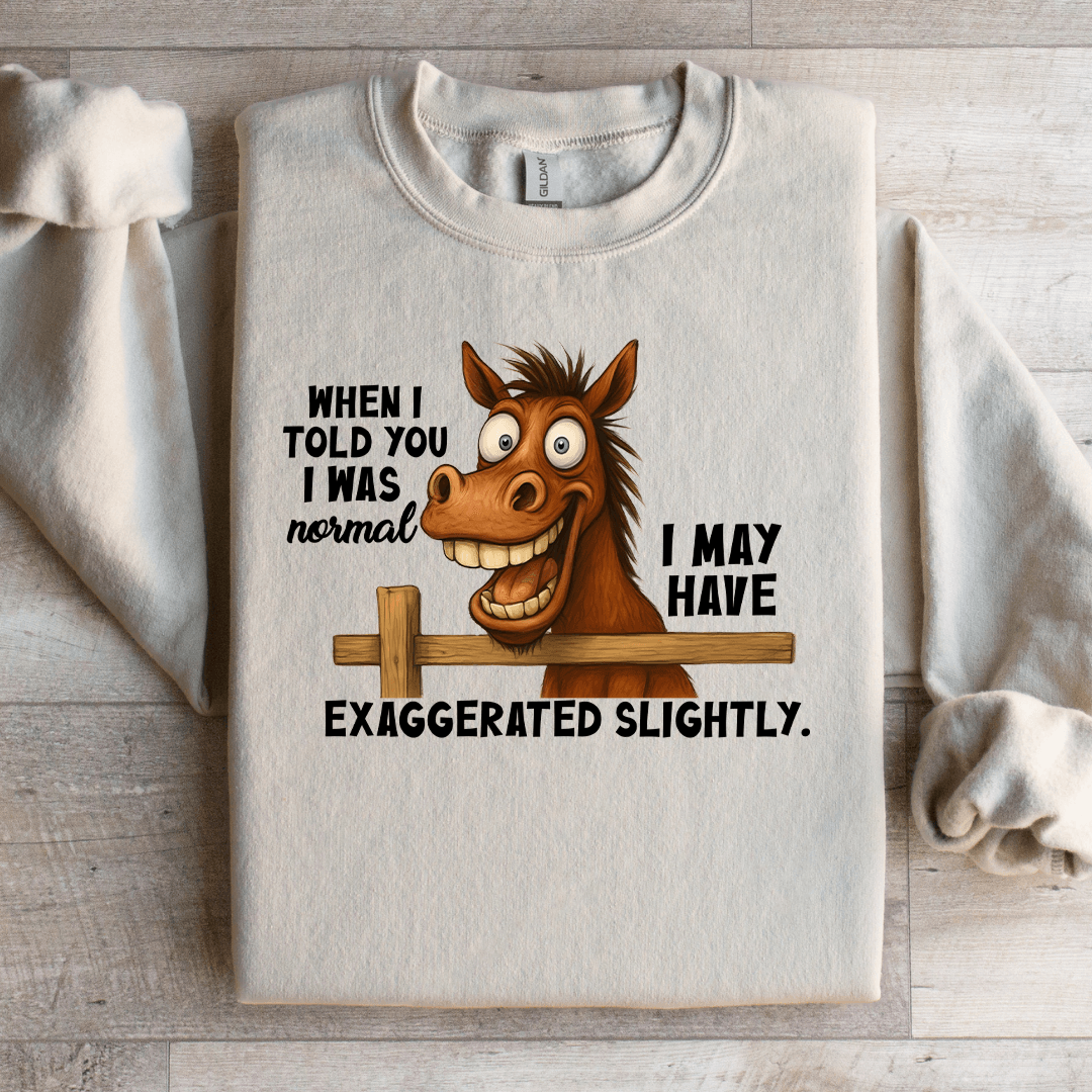 when i told you i was normal sweatshirt