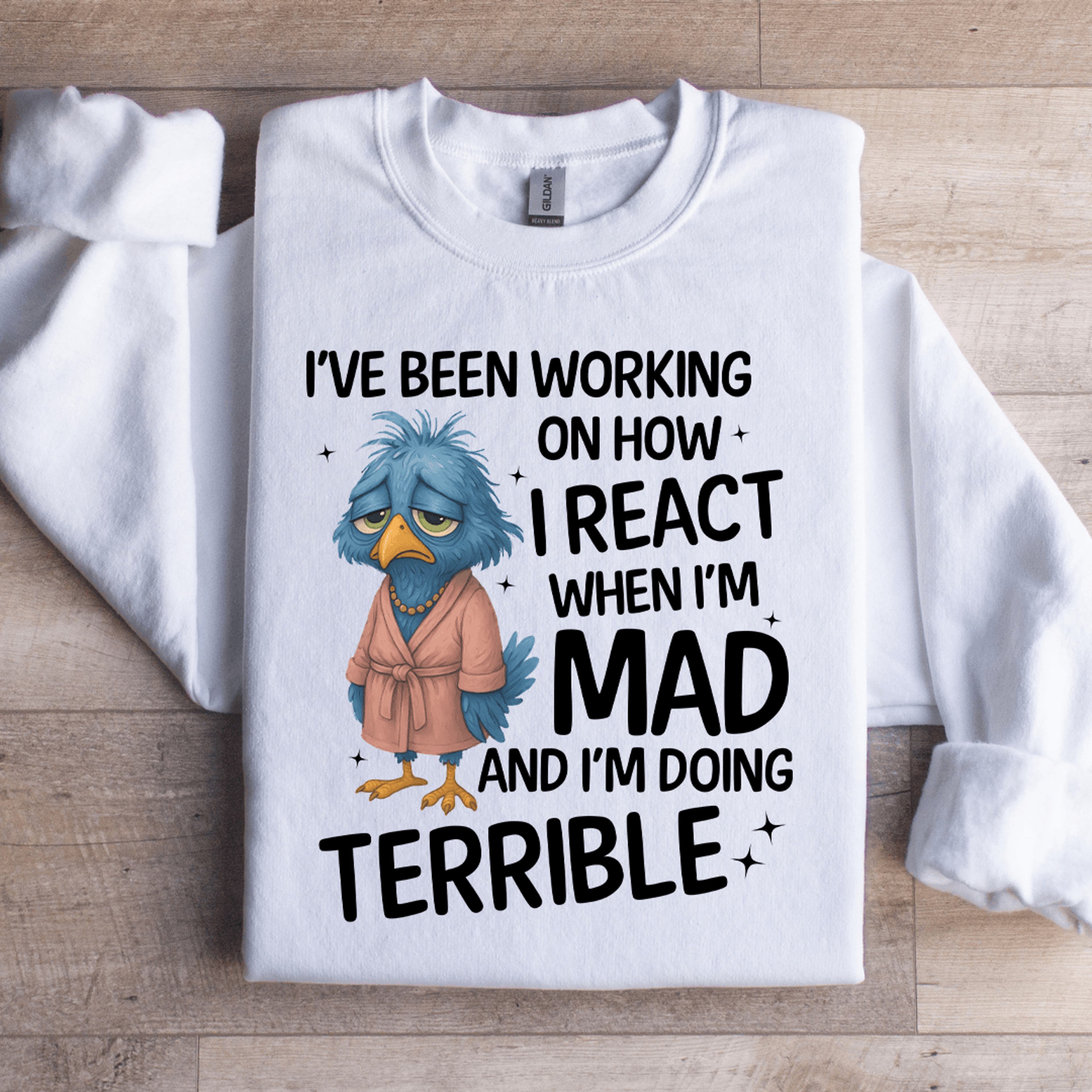 i've been working on how sweatshirt