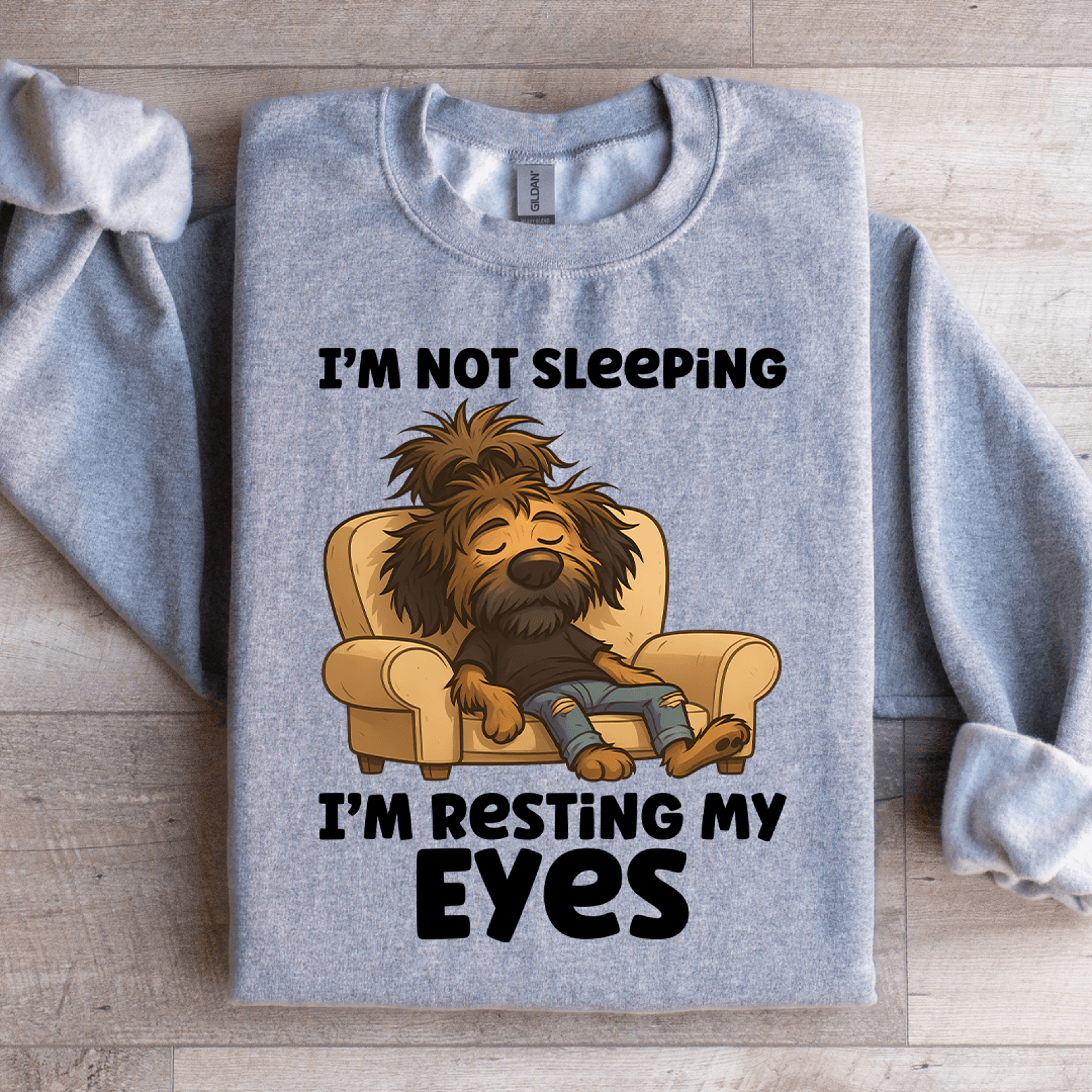 i'm not sleeping sweatshirt