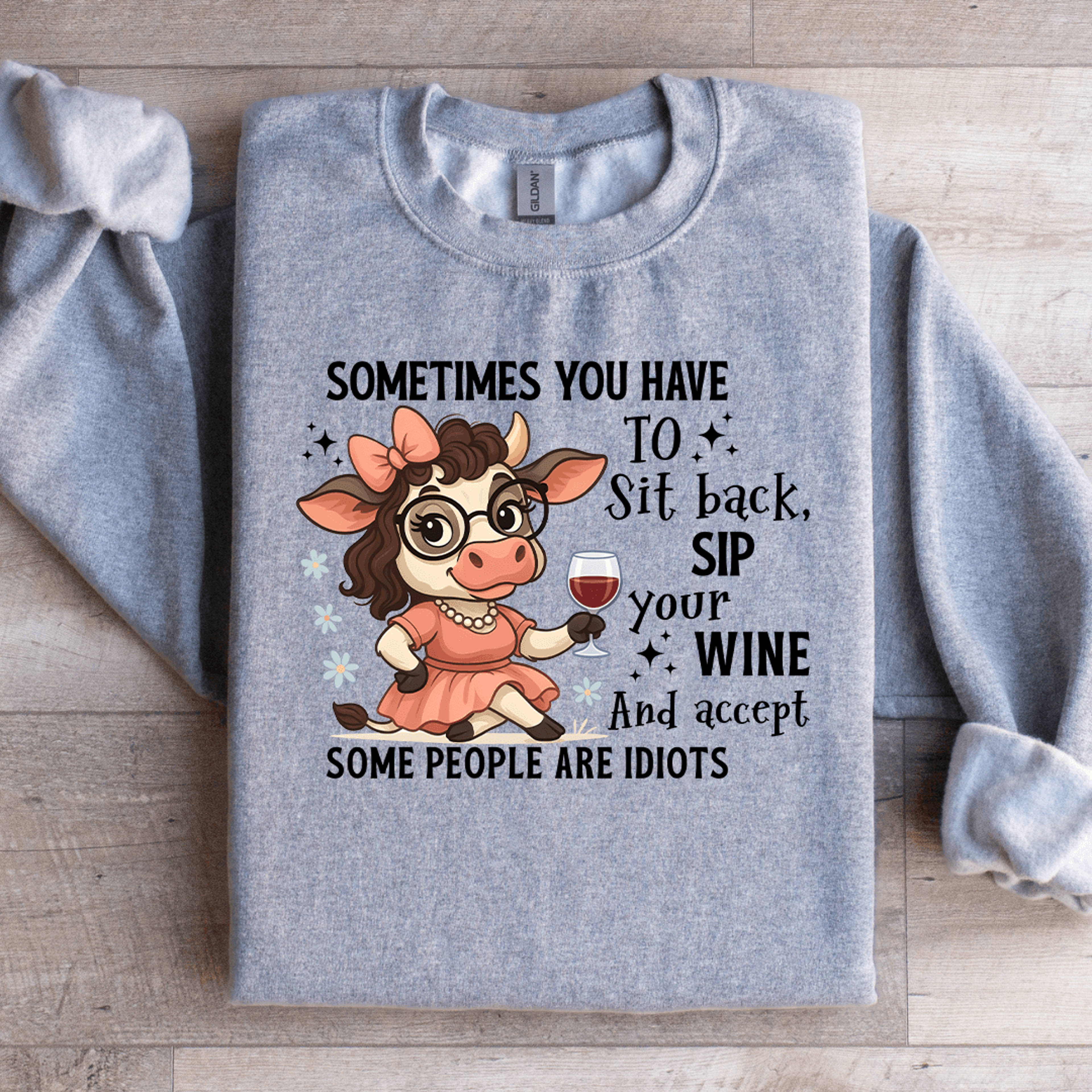 sometimes you have to sit back sweatshirt