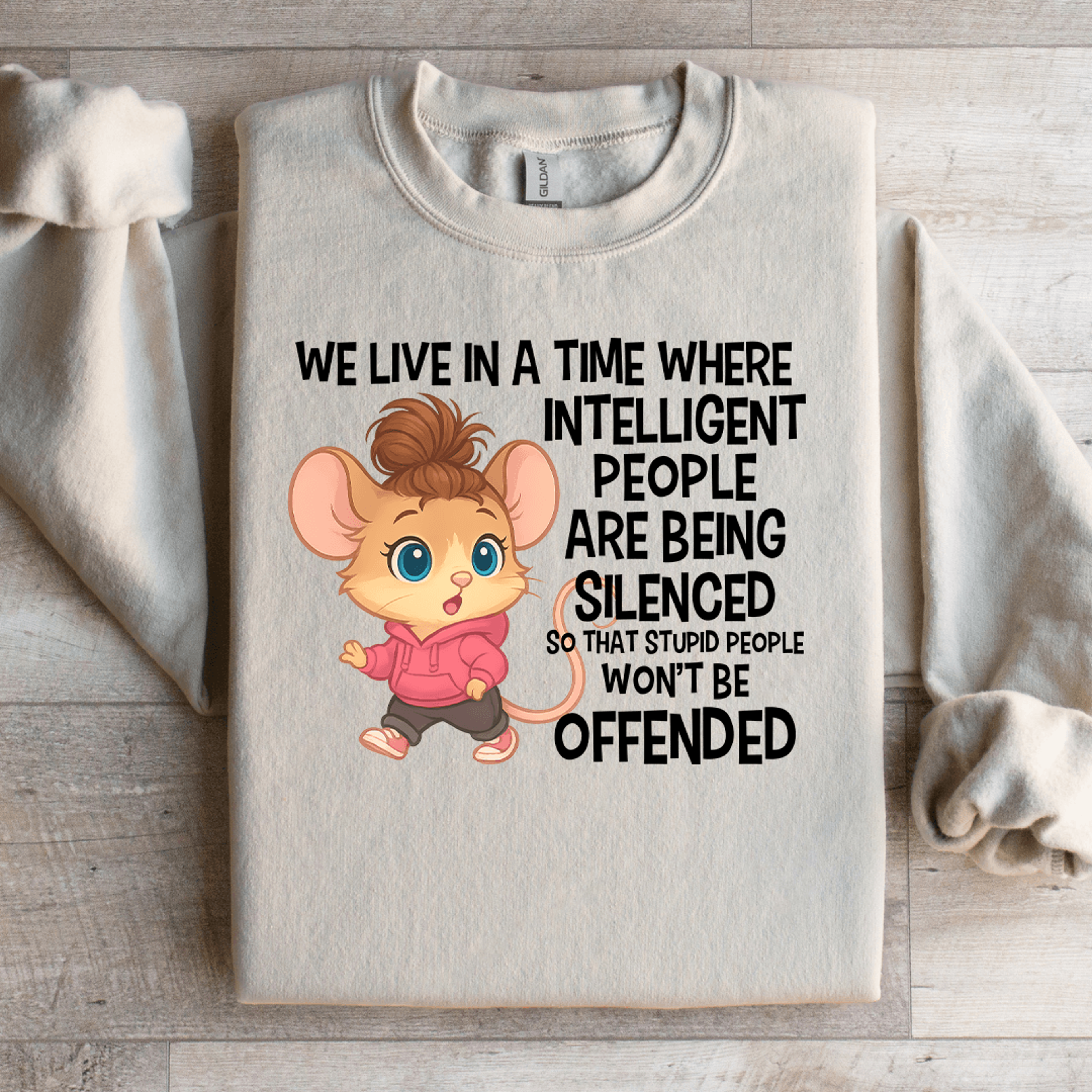we live in a time where sweatshirt