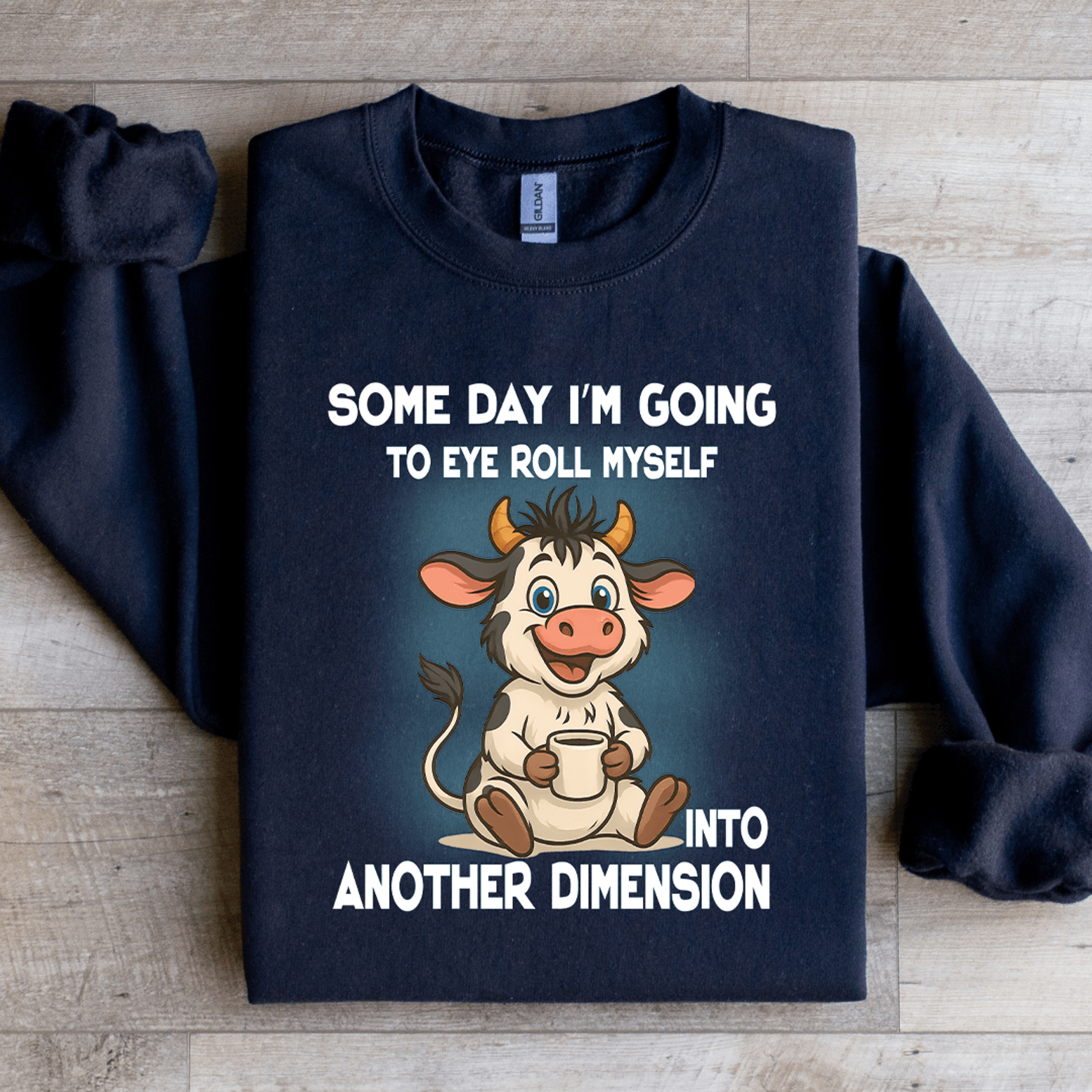 some day i'm going to eye roll myself sweatshirt