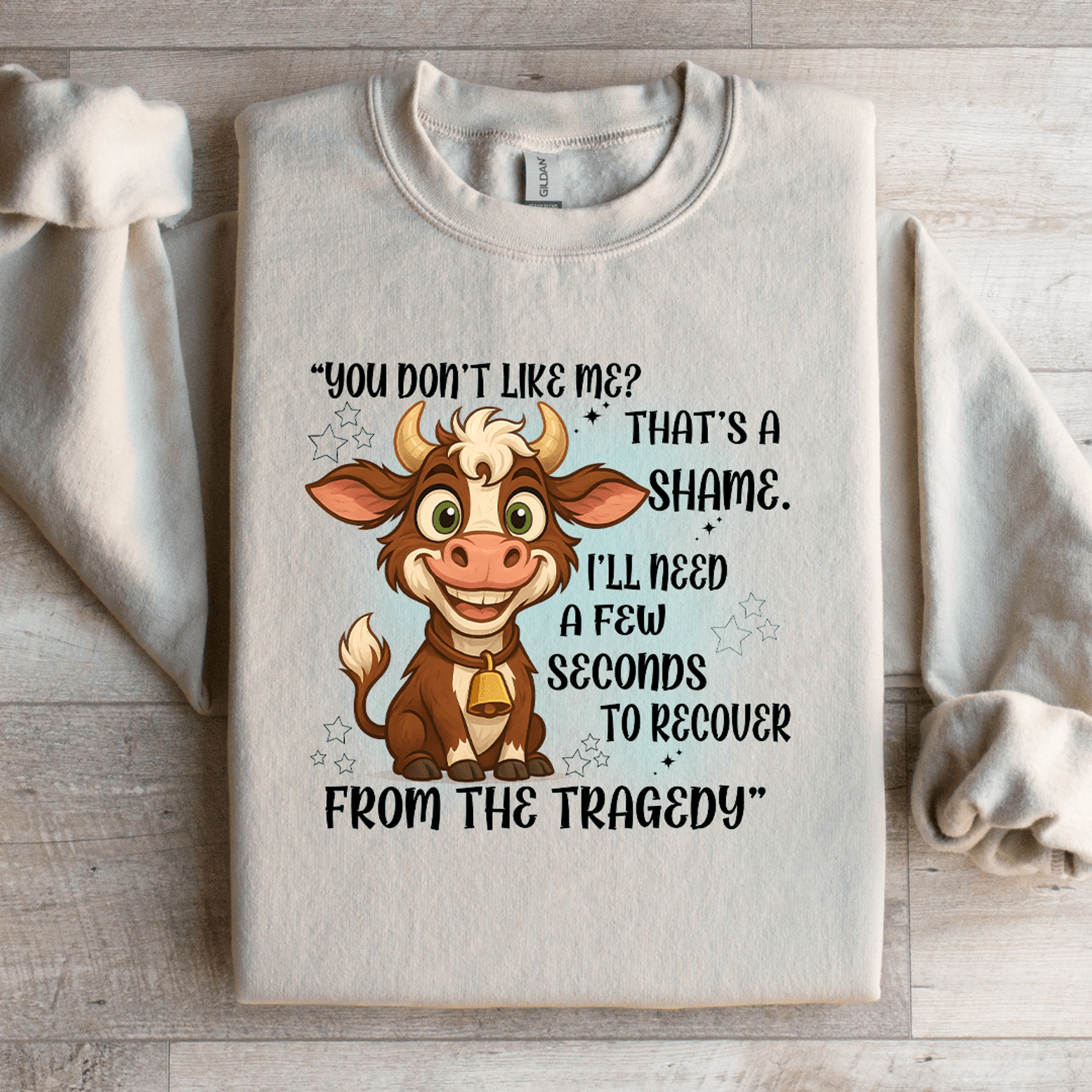 you don't like me that's a shame sweatshirt