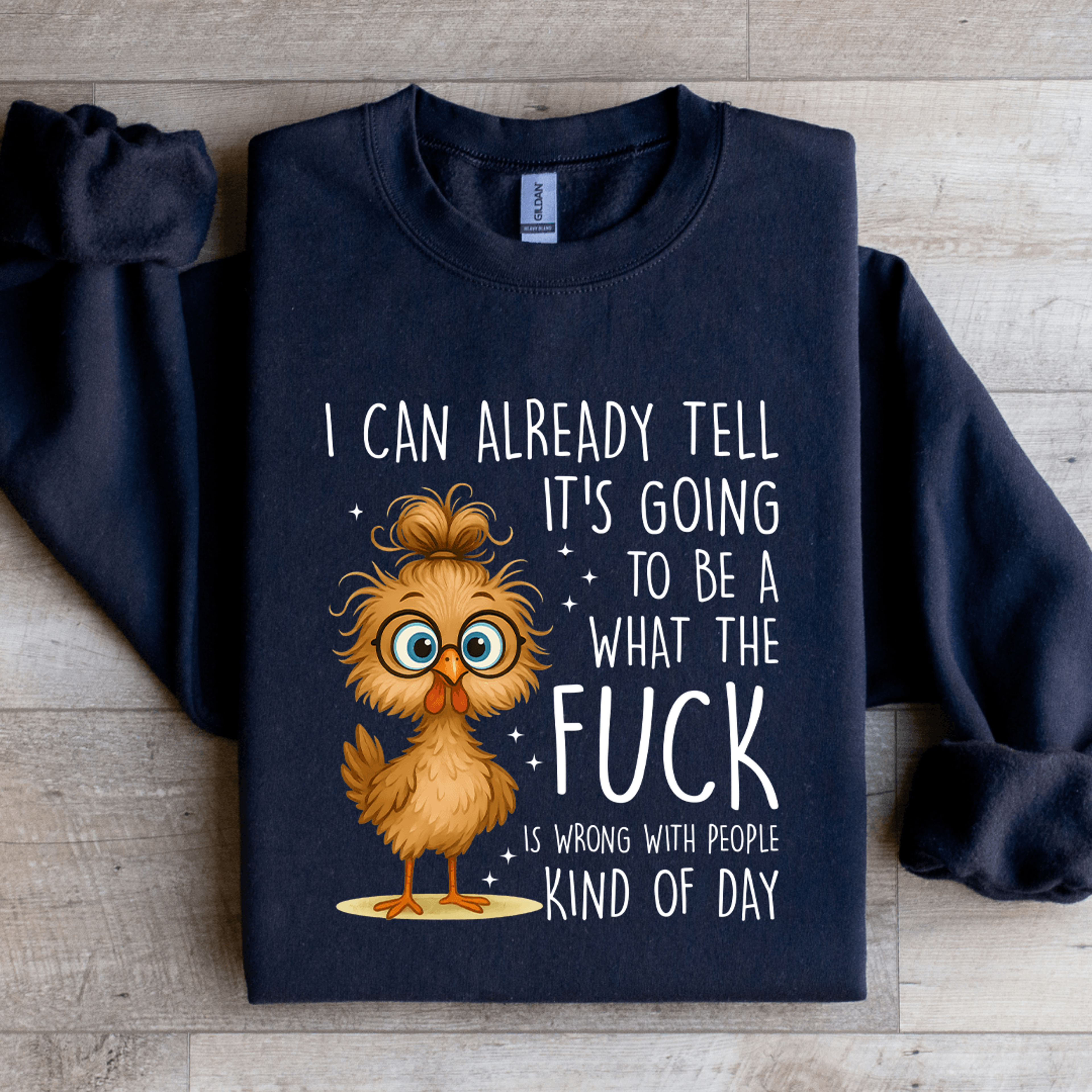 i can already tell it's going to be a what the f-ck sweatshirt