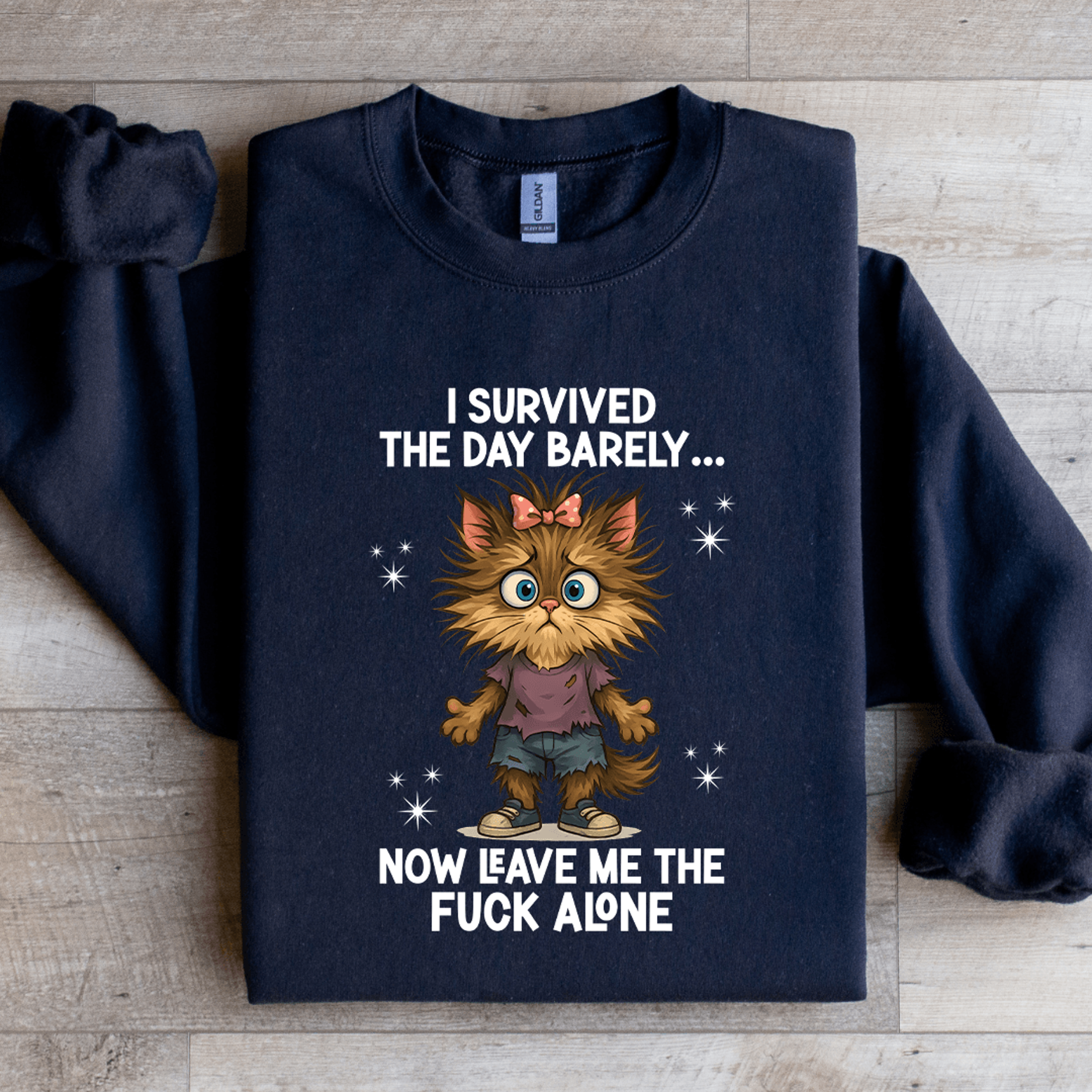 i survived the day barely sweatshirt