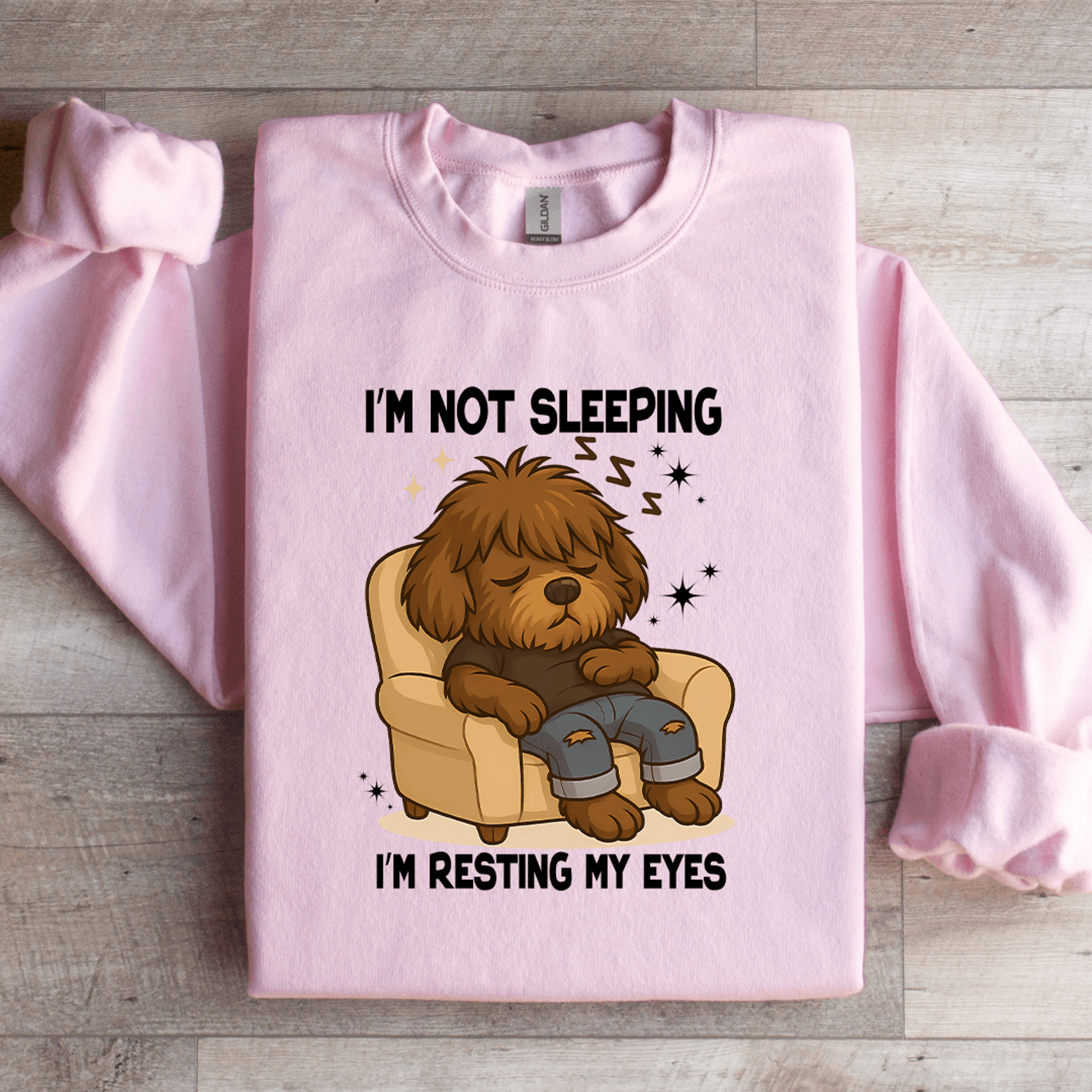 i'm not sleeping i'm resting my eyes sweatshirt