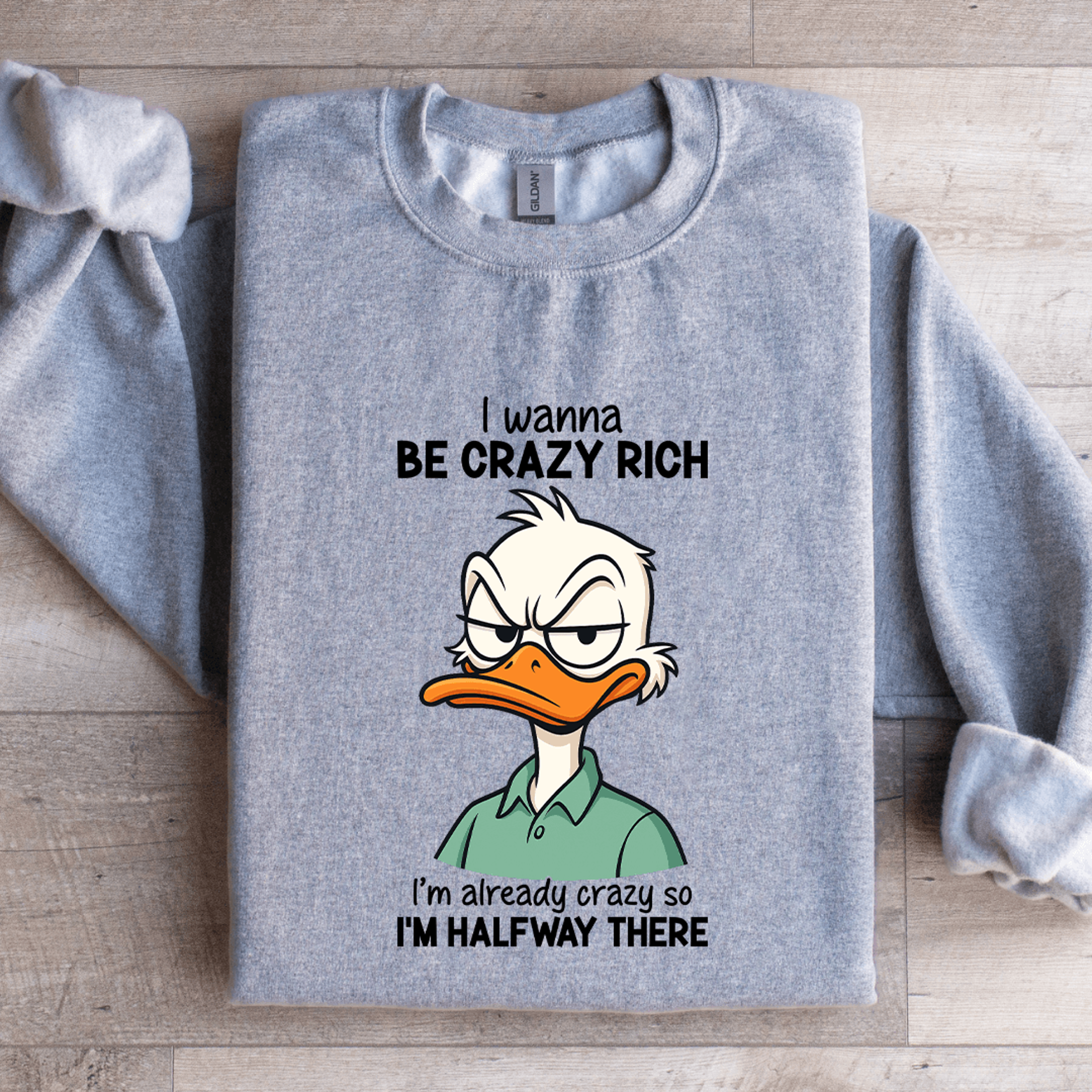 i wanna be crazy rich sweatshirt