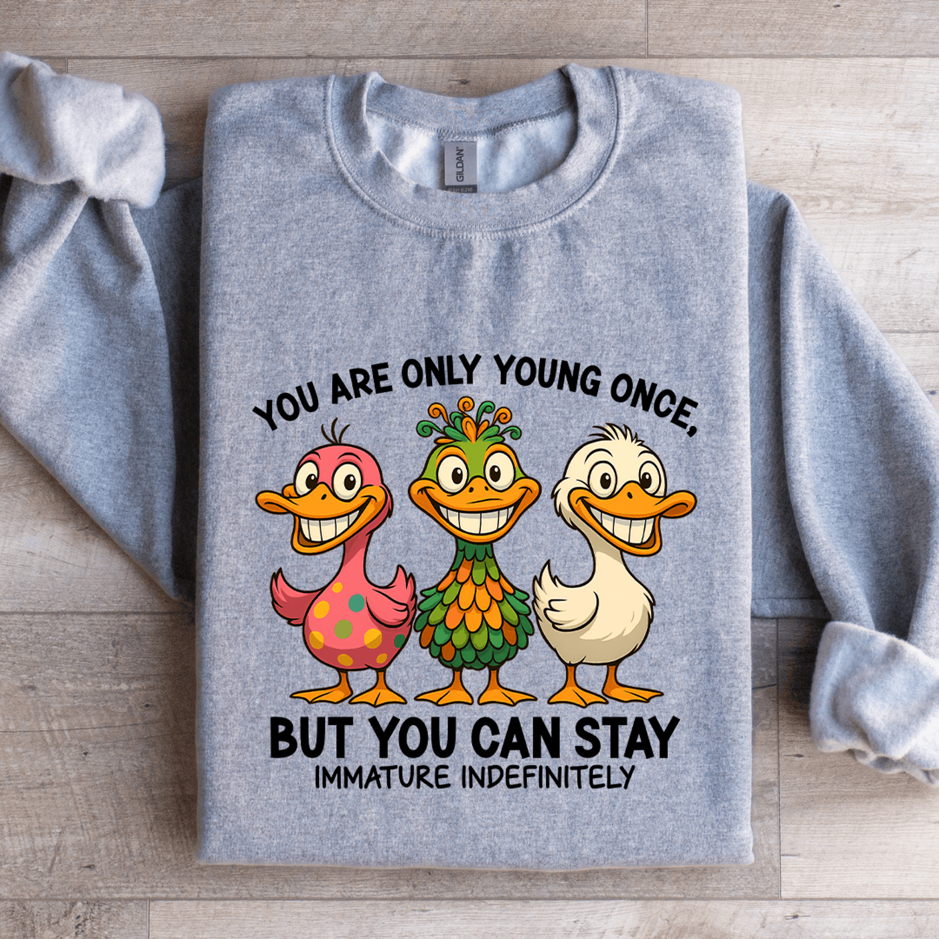 you are only young once sweatshirt