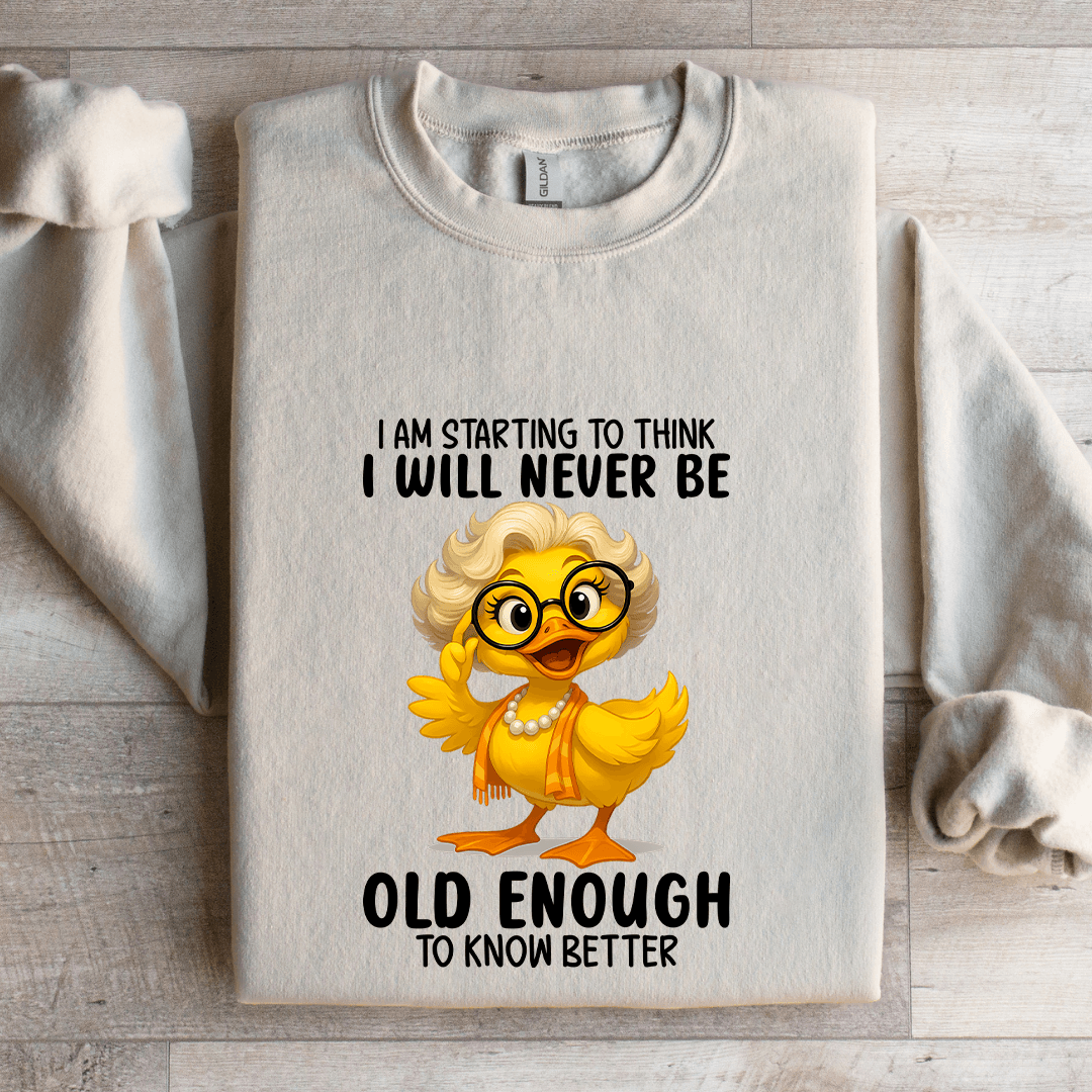 i am starting to think sweatshirt