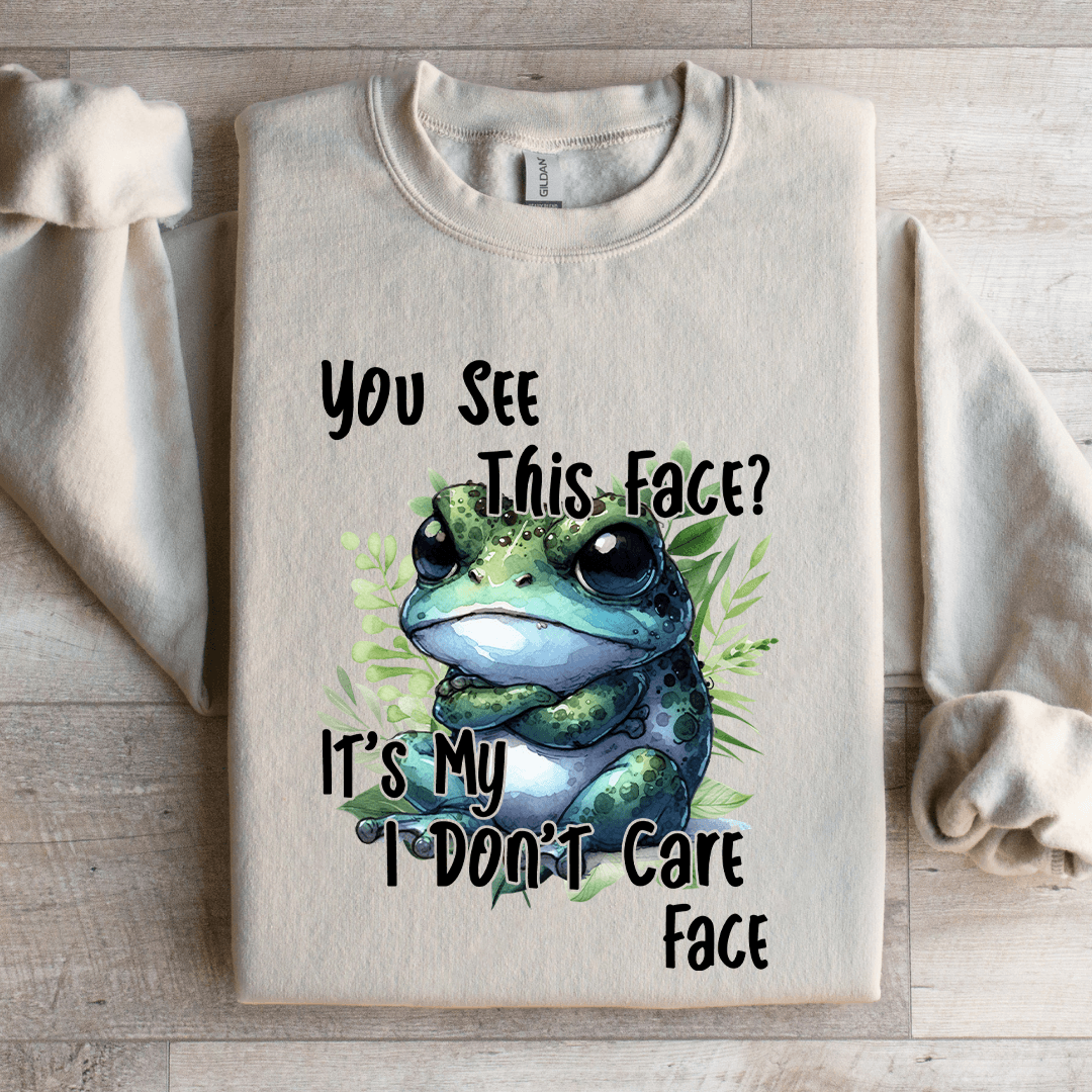 you see this face sweatshirt