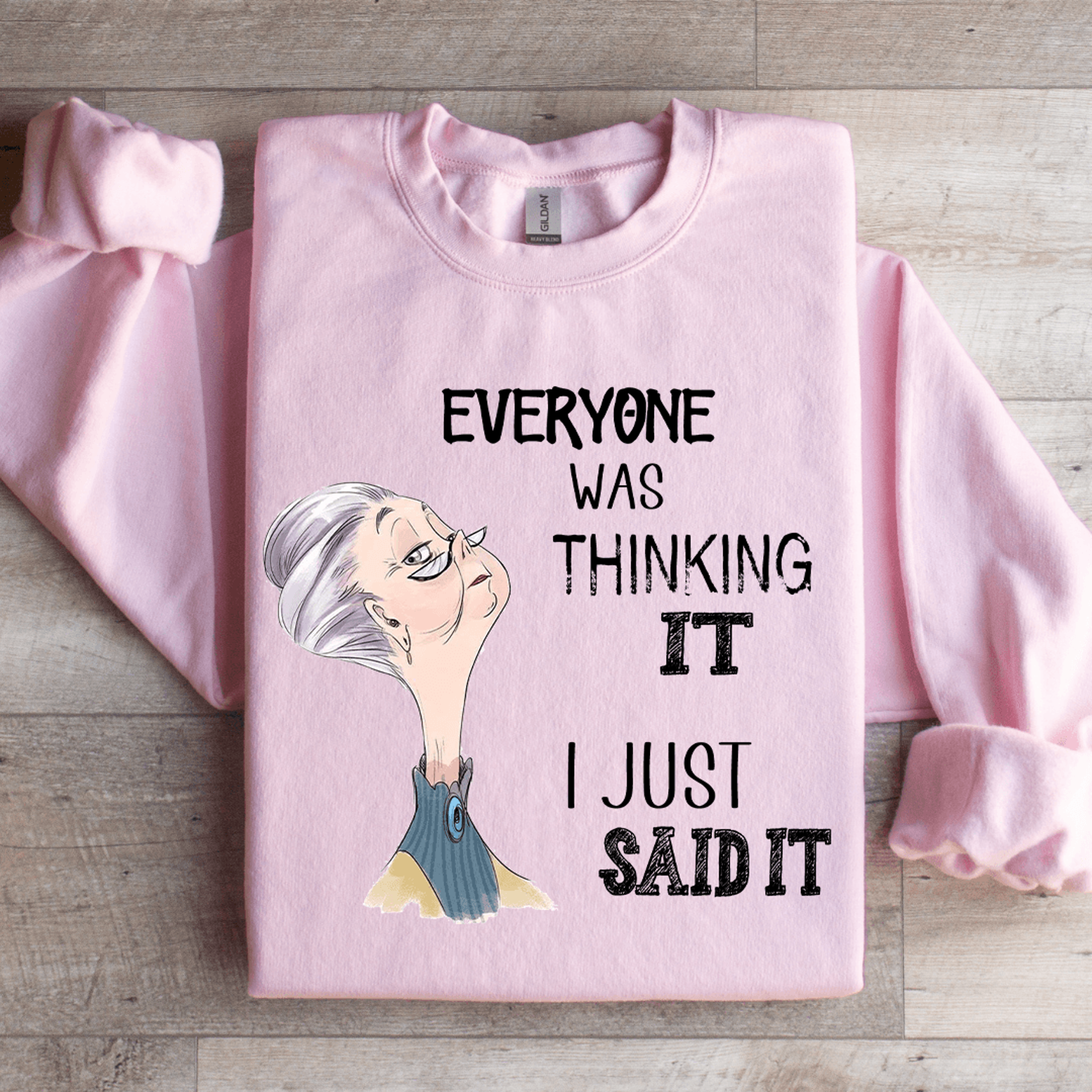 everyone was thinking sweatshirt