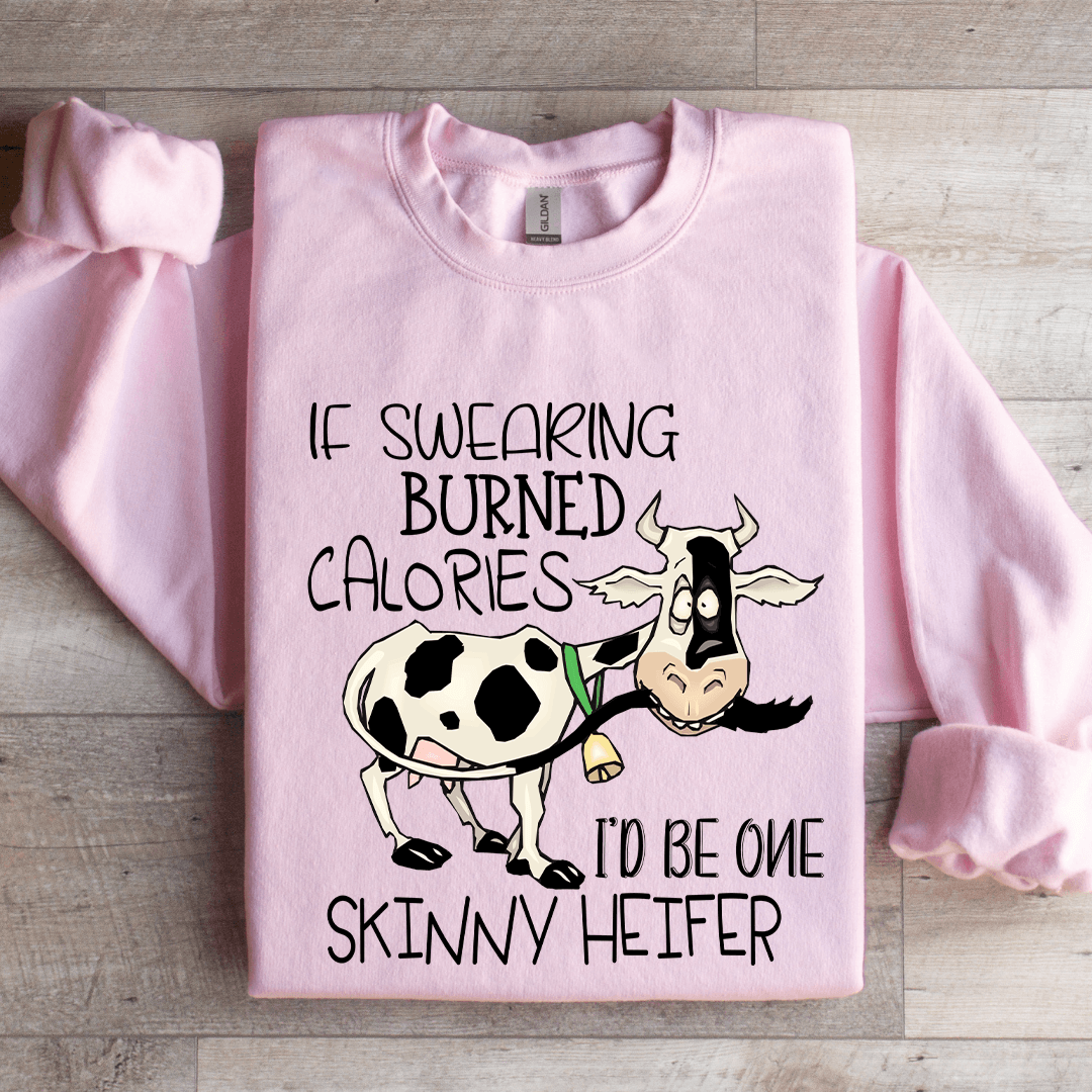 if swearing burned calories sweatshirt