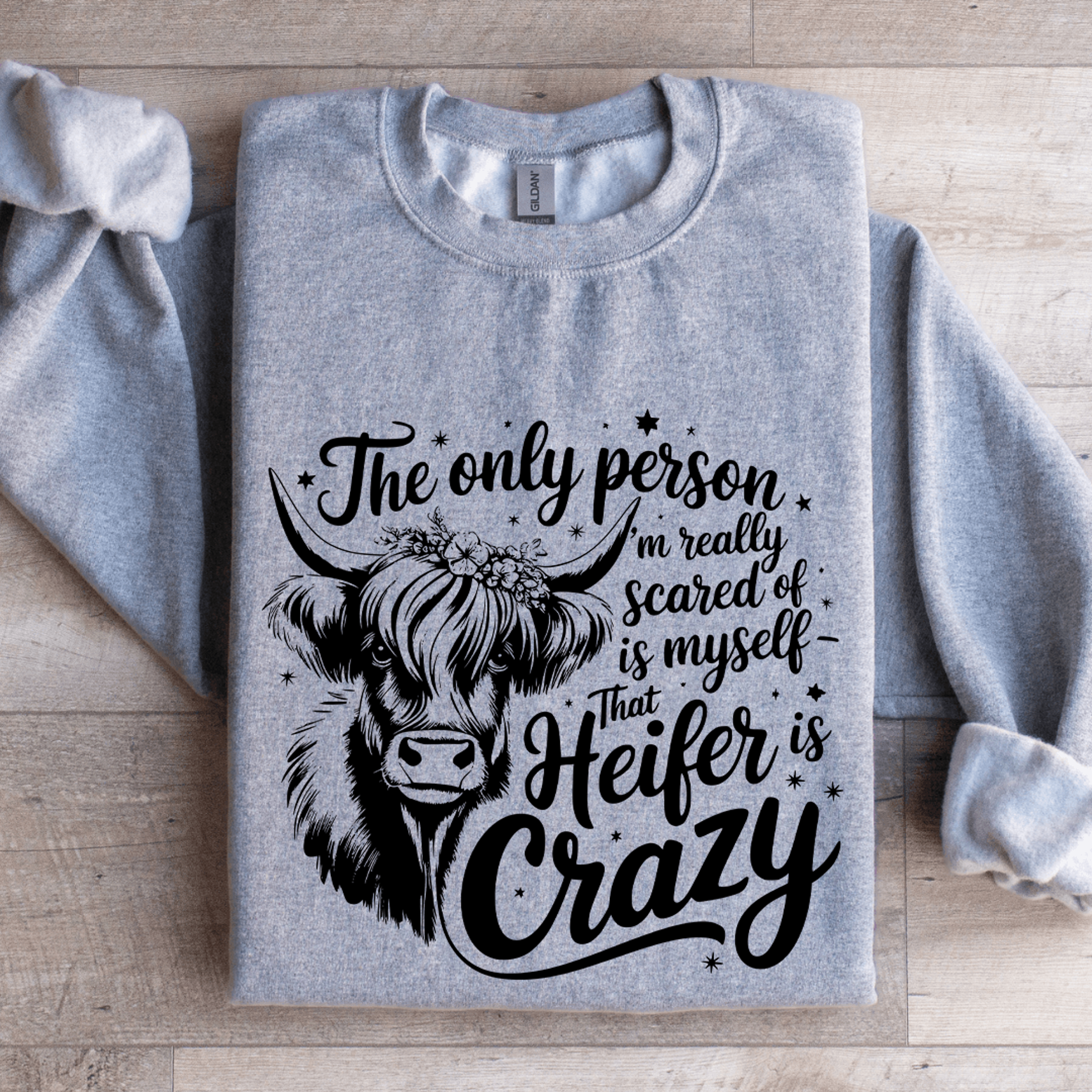 the only person i'm really scared of is myself sweatshirt