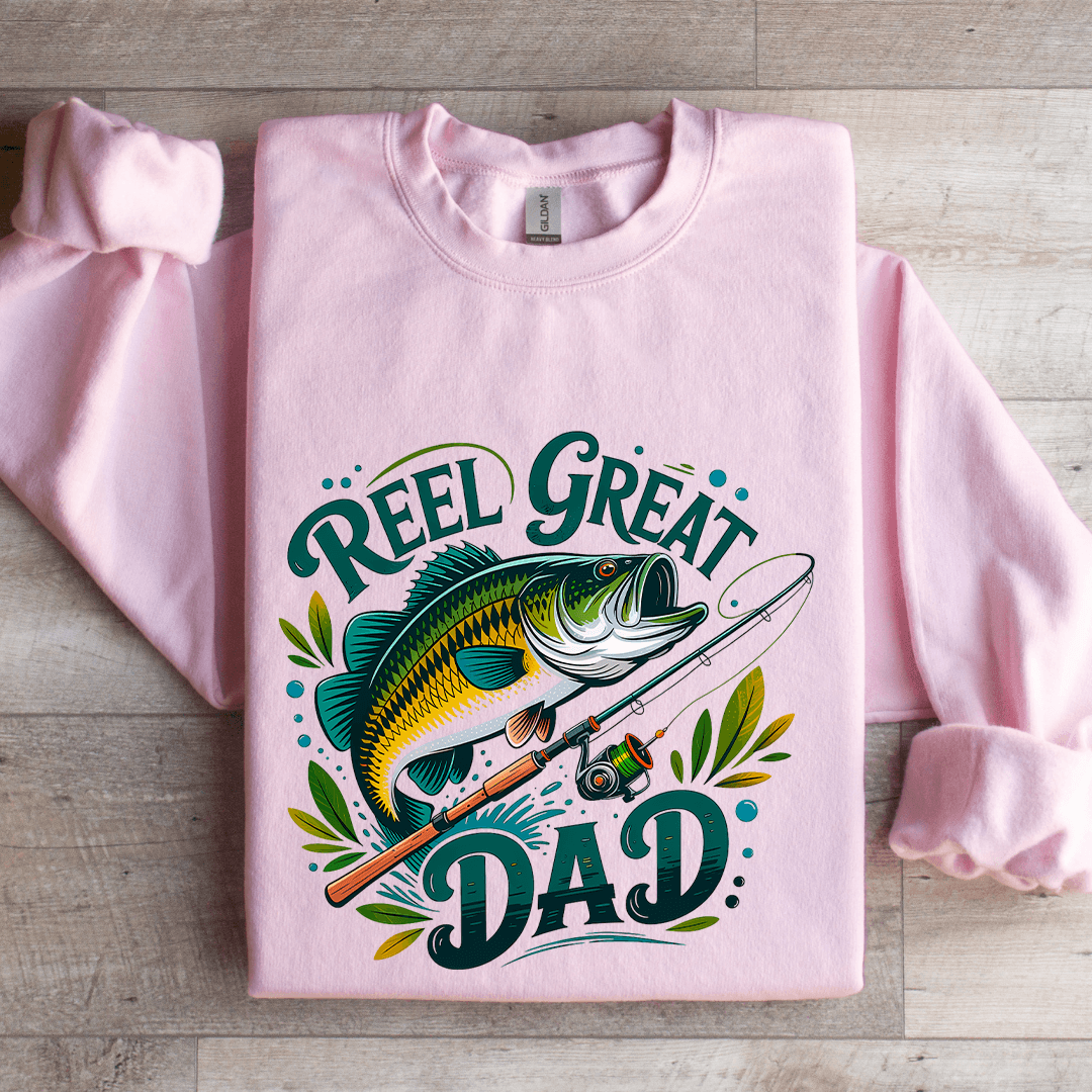 reel great dad sweatshirt