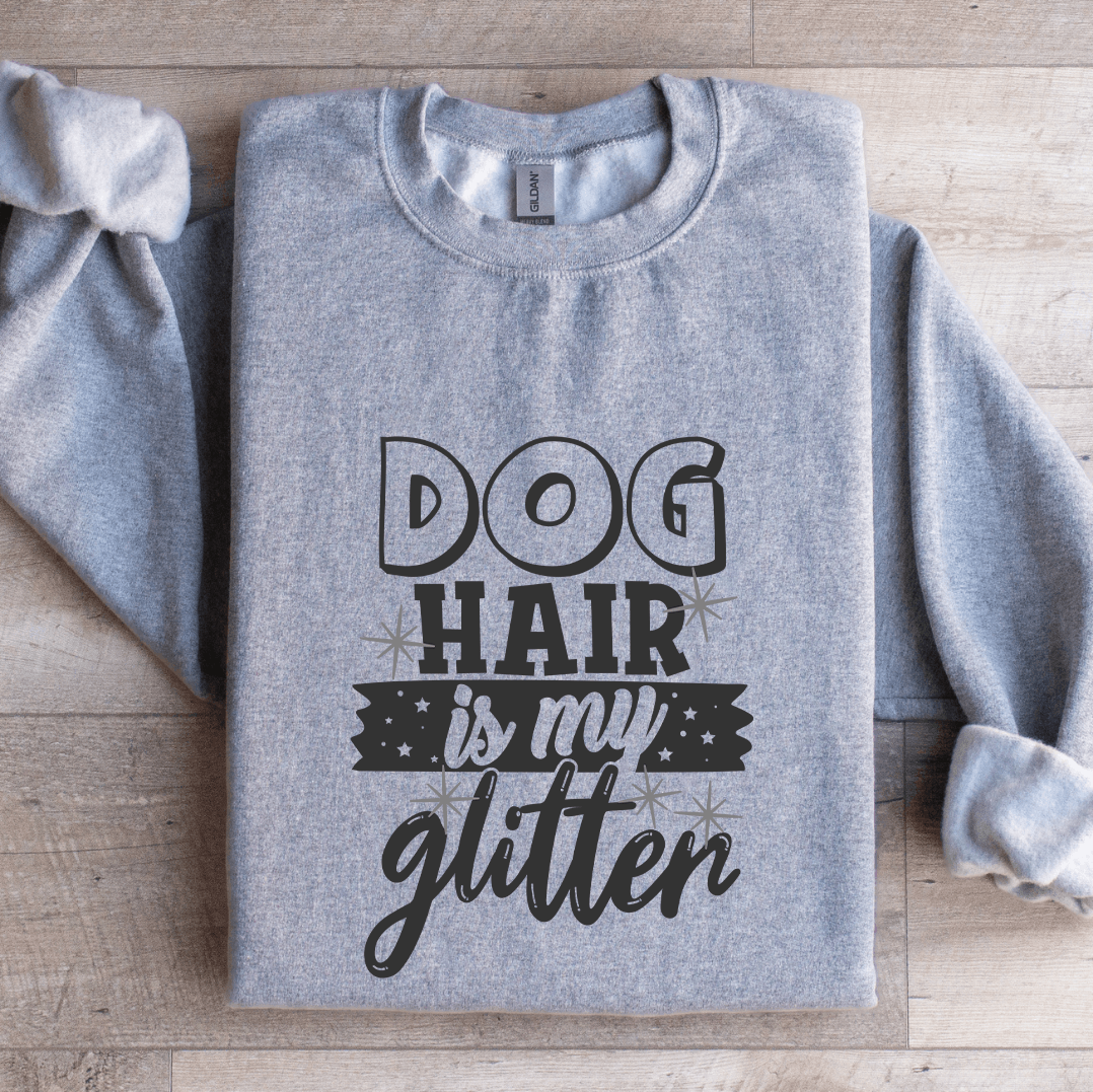 dog hair is my glitten sweatshirt