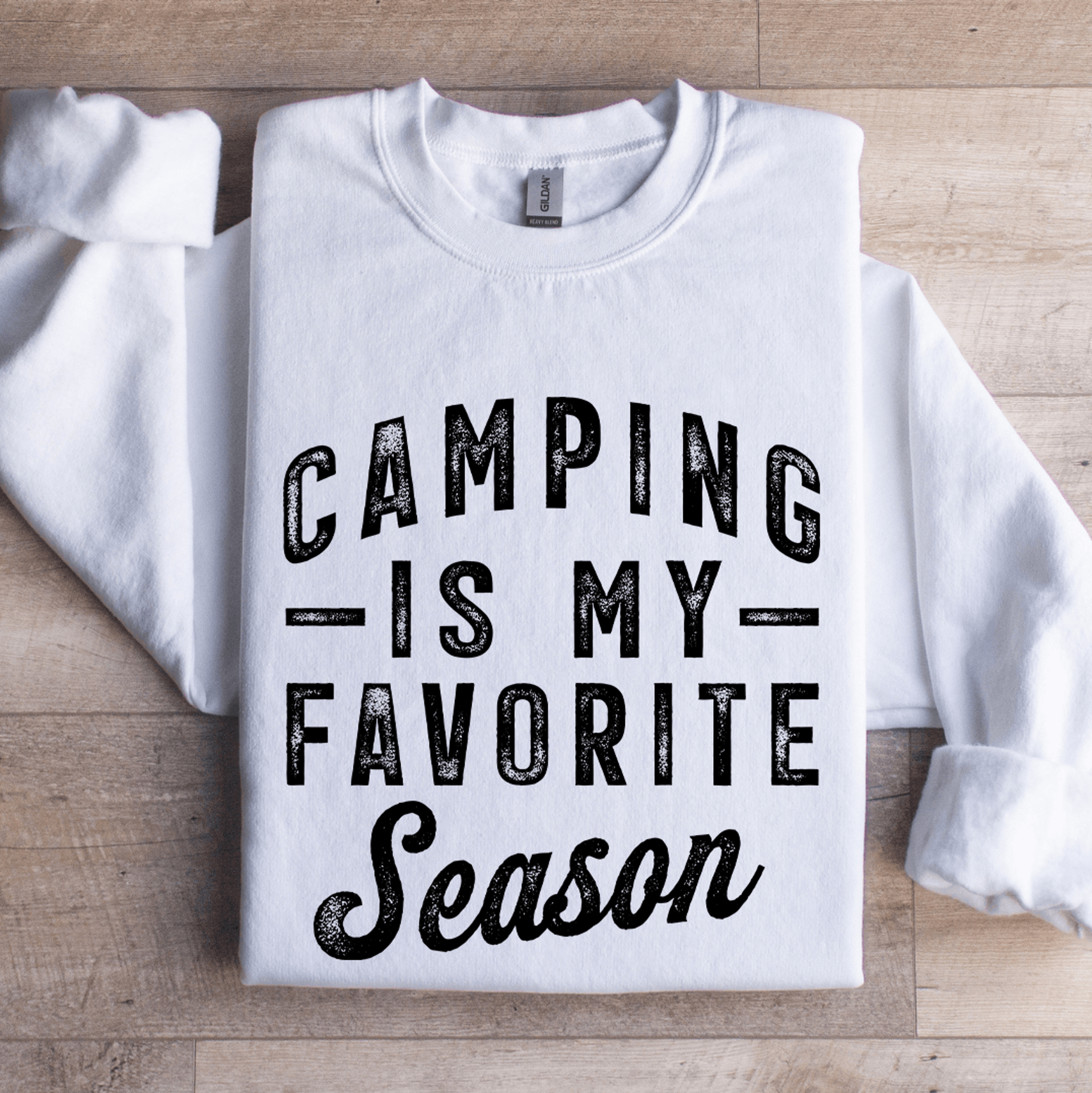 camping is my favorite season sweatshirt
