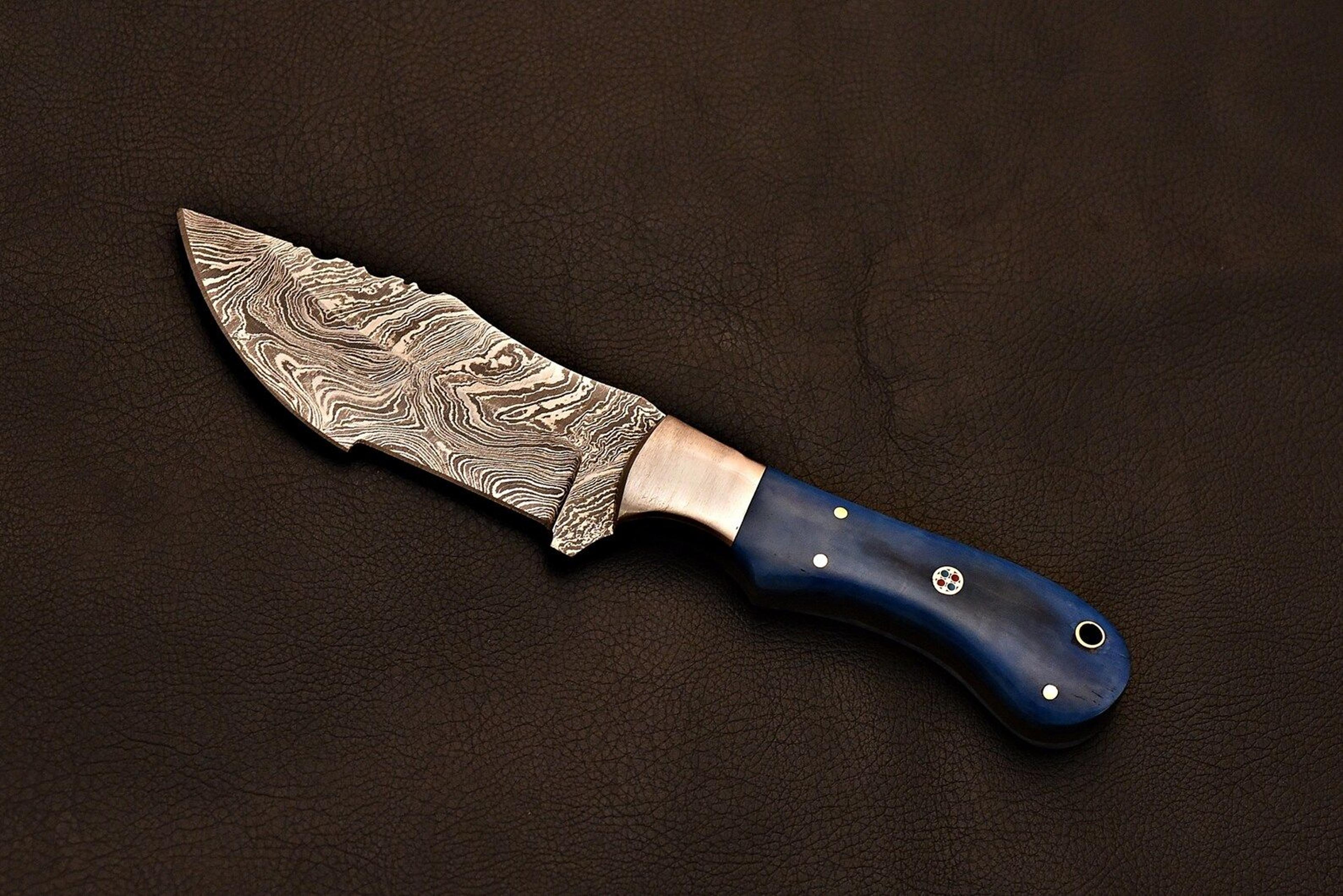 artisan damascus steel sword | unique wavy blade collectible | wedding gift