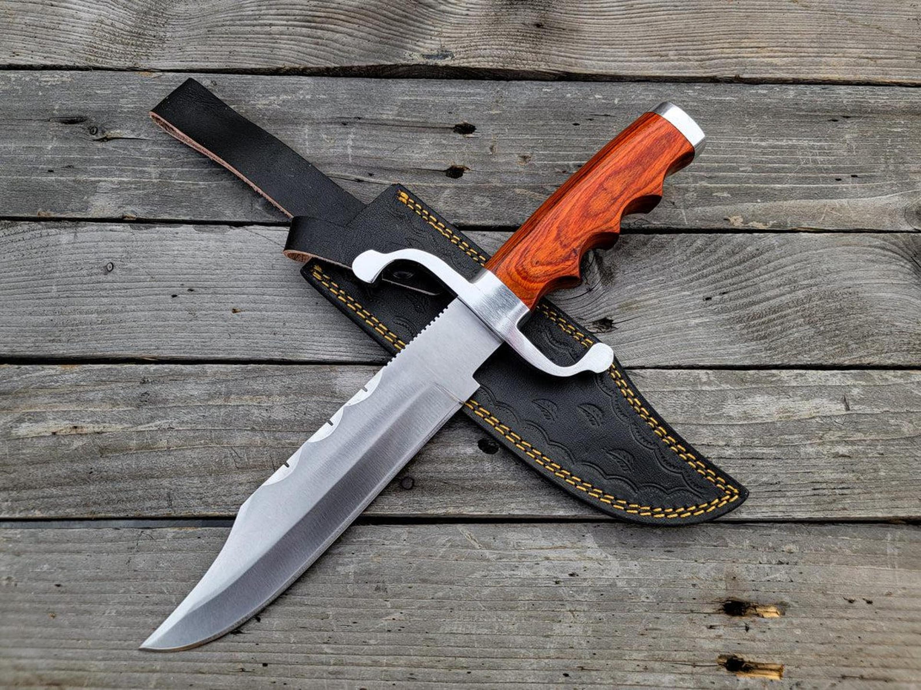 adventure-themed replica knife with leather sheath collection item | movie replica knife