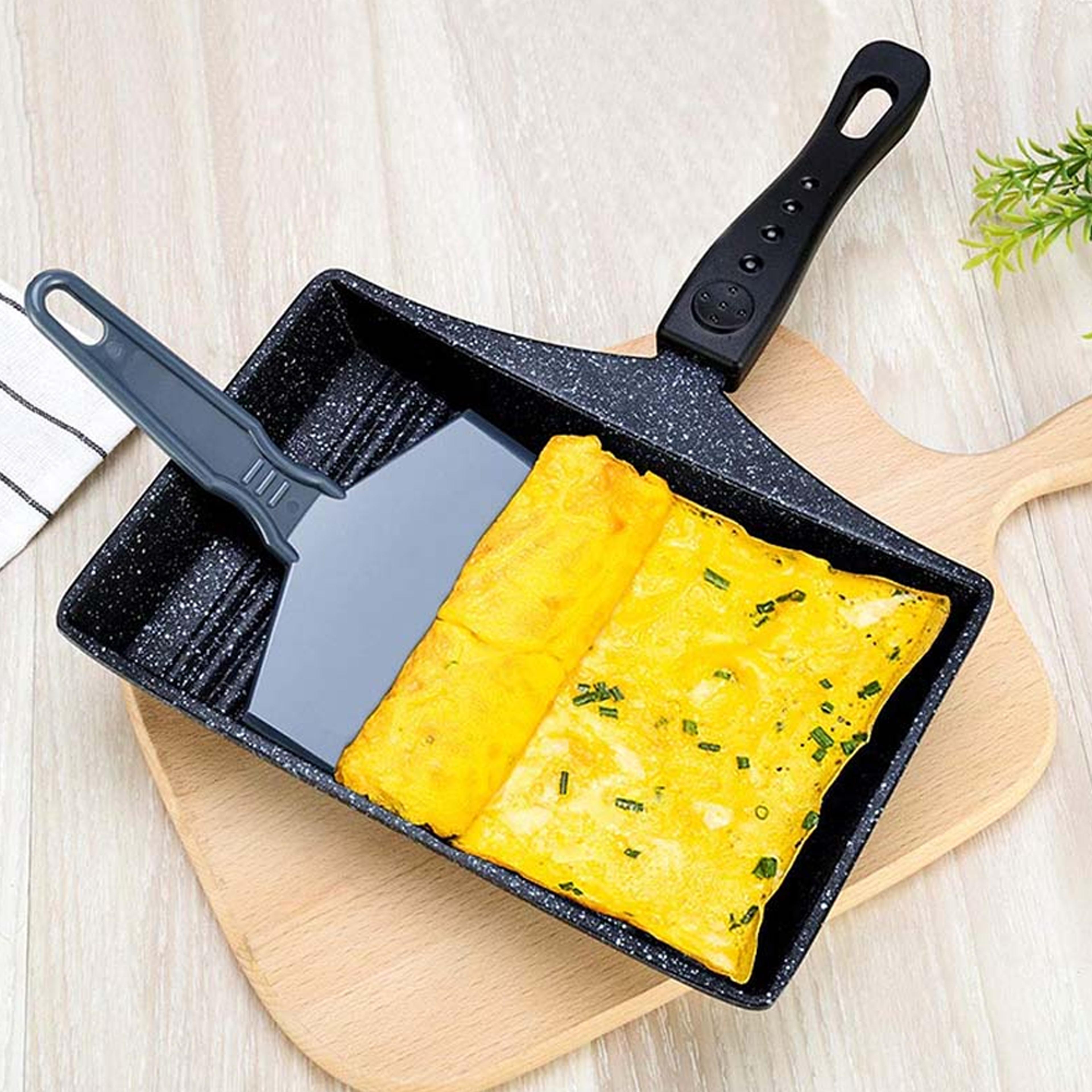 wave bottom egg rolling pan