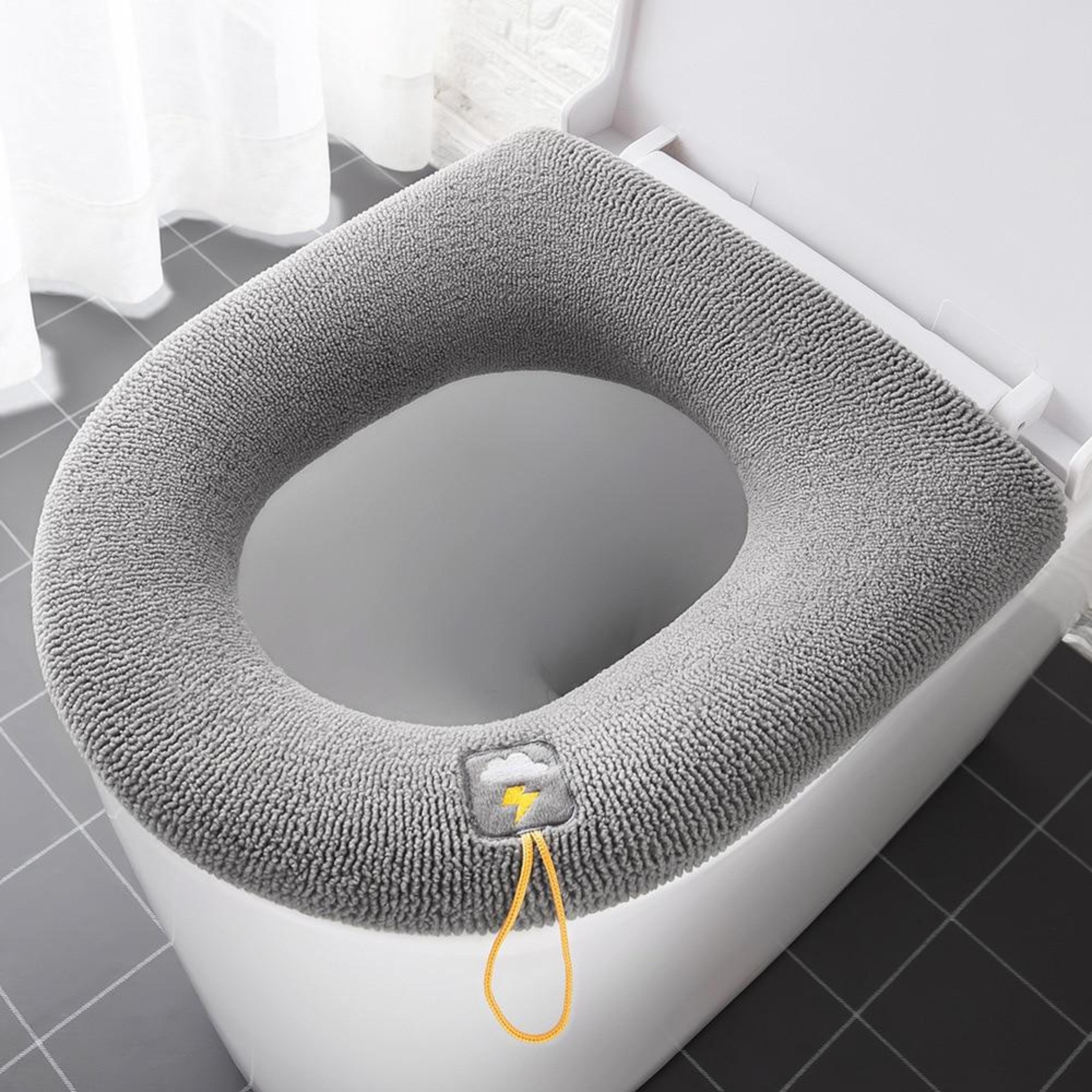 o-shaped toilet seat cover cushion