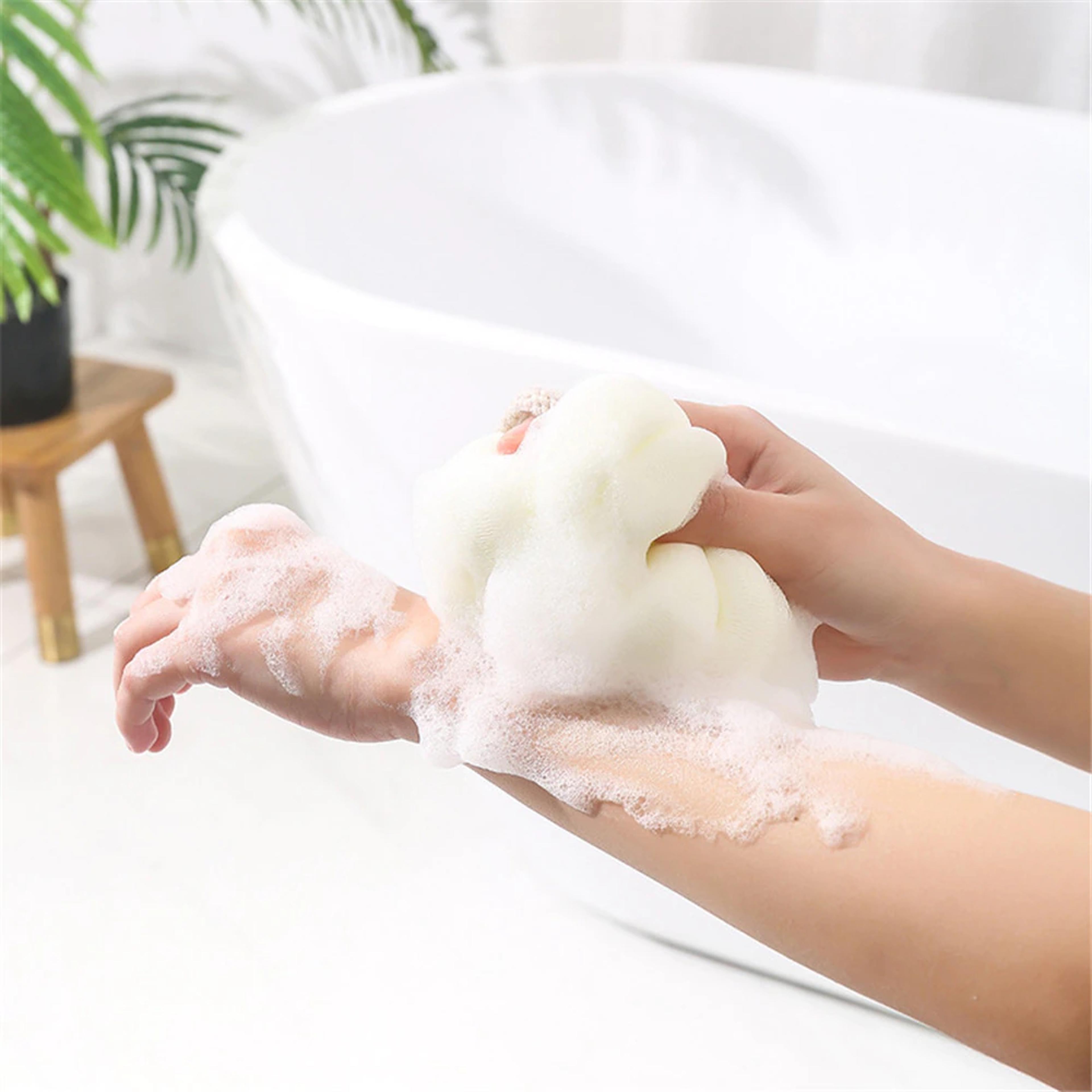 bubble ball exfoliating scrubber