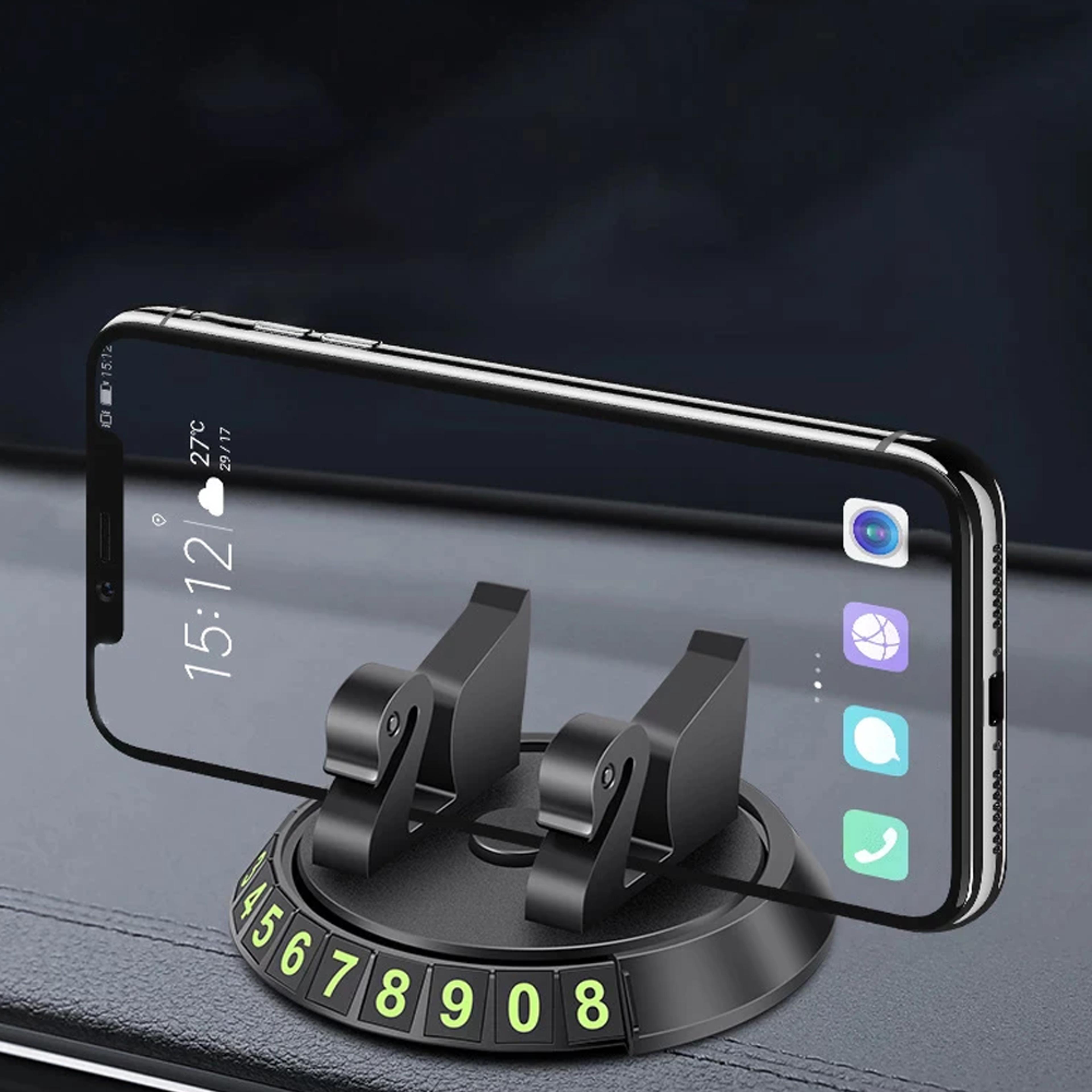 multi-purpose phone support with parking number