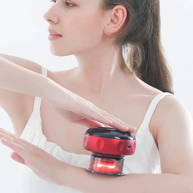 Electric Red Light Therapy Cupping Massager for Pain Relief