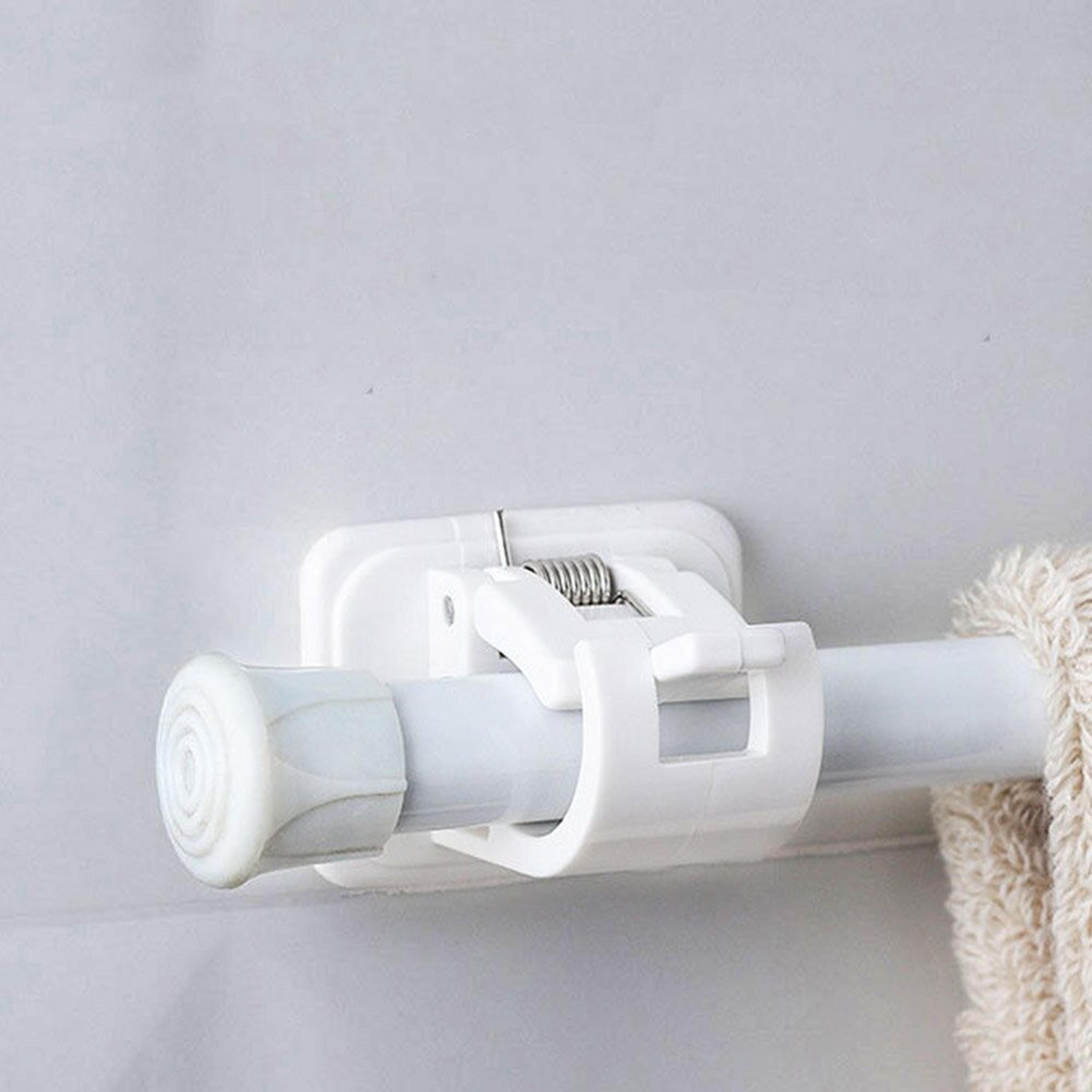 nail-free adjustable rod bracket holders (2 pieces set)