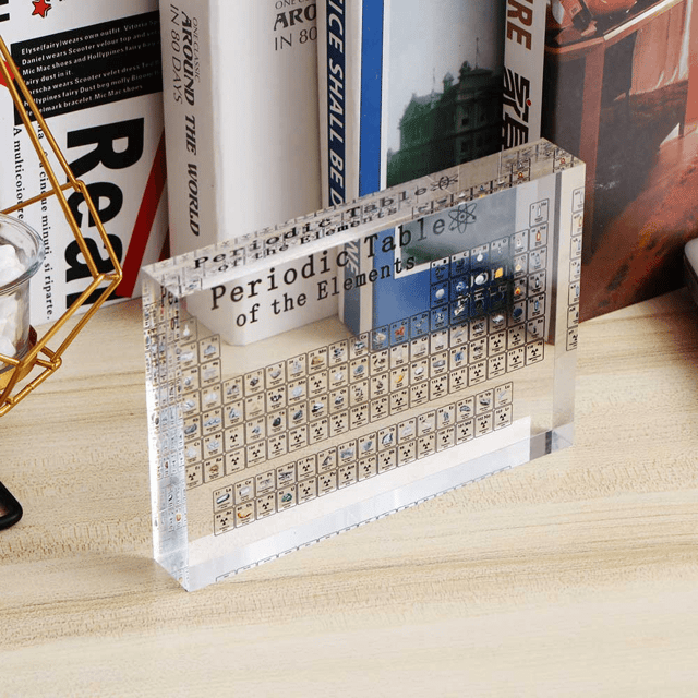 Crystal Transparent Periodic Table