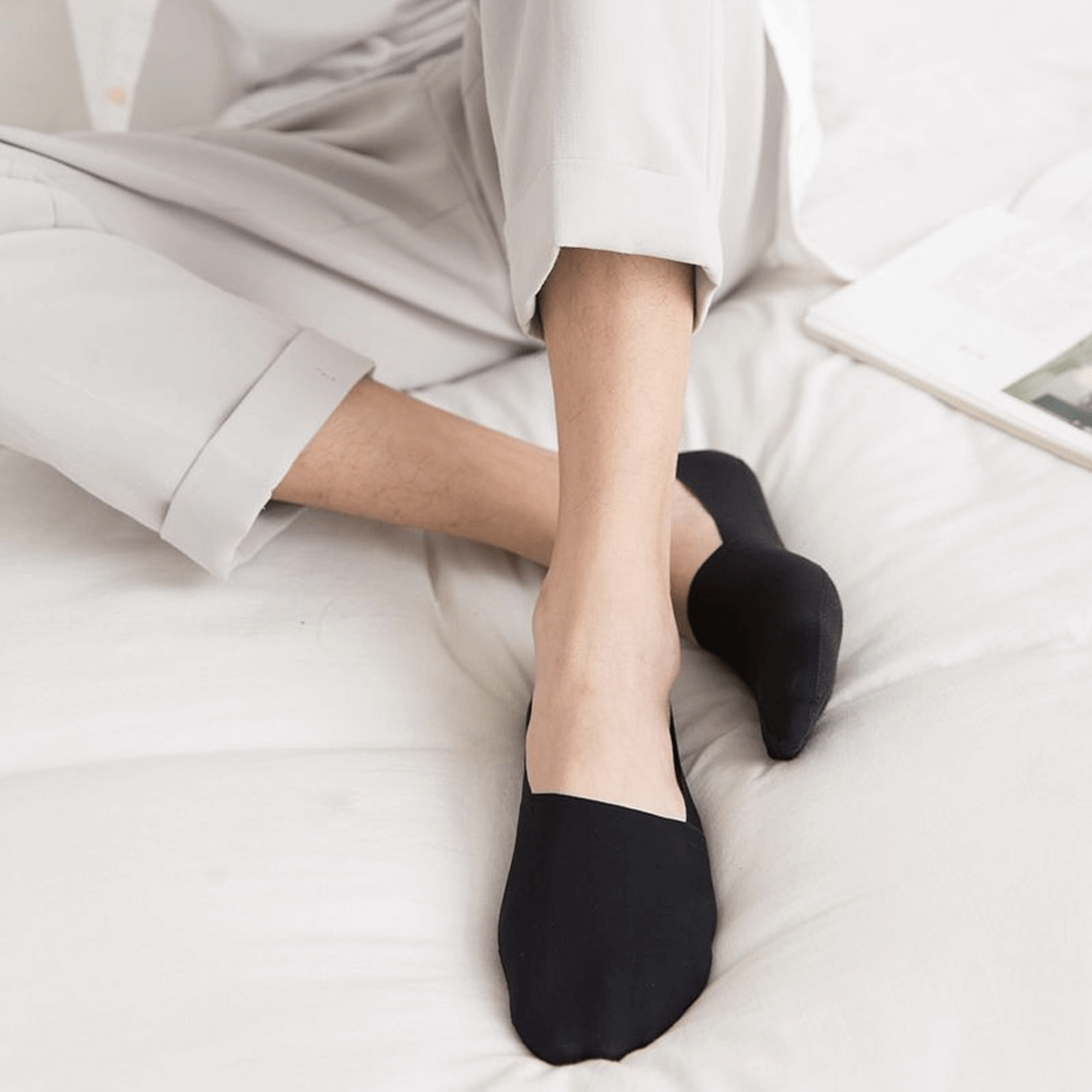 no show no-slip socks