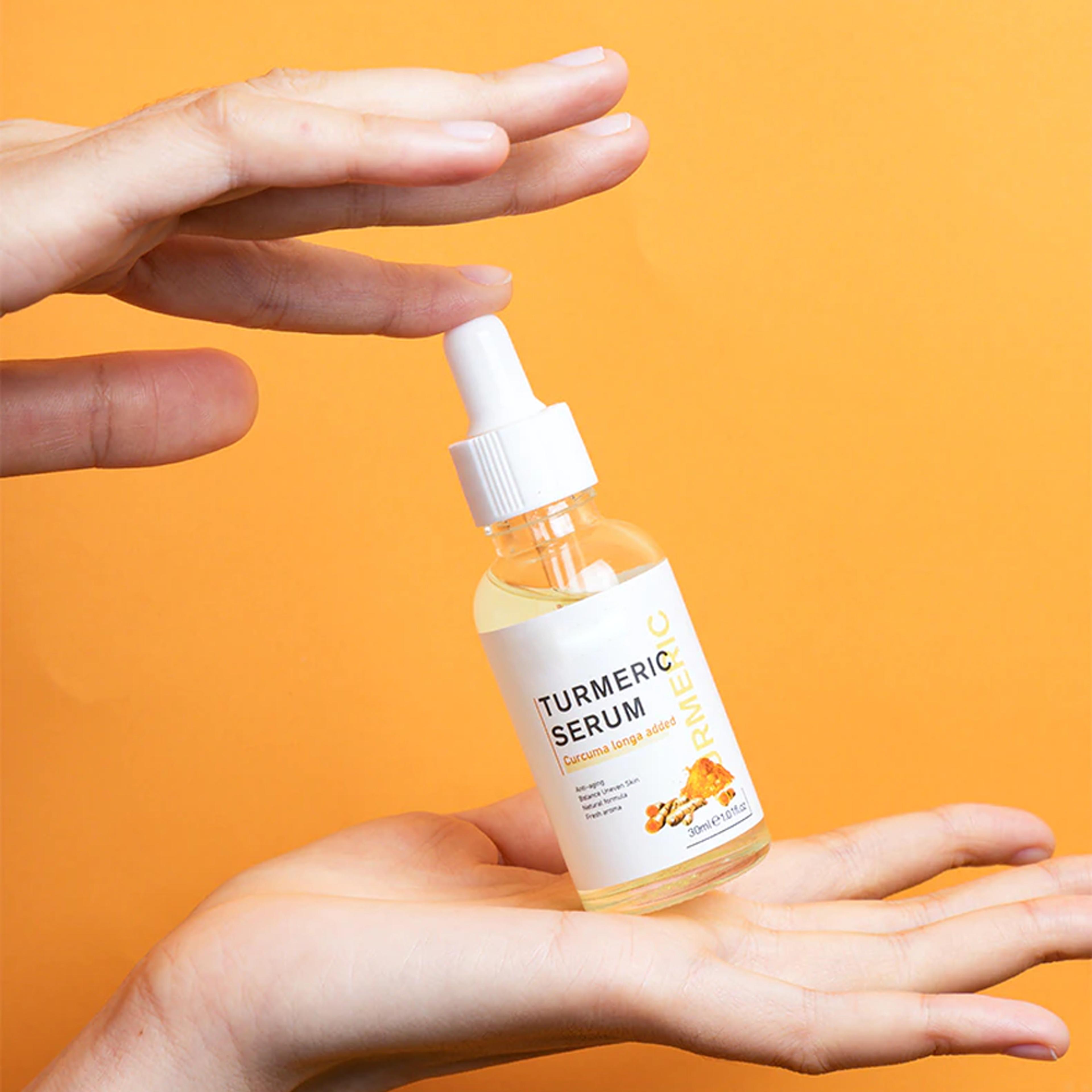 turmeric dark spot corrector serum - brighten & even skin tone | perfect beauty gift