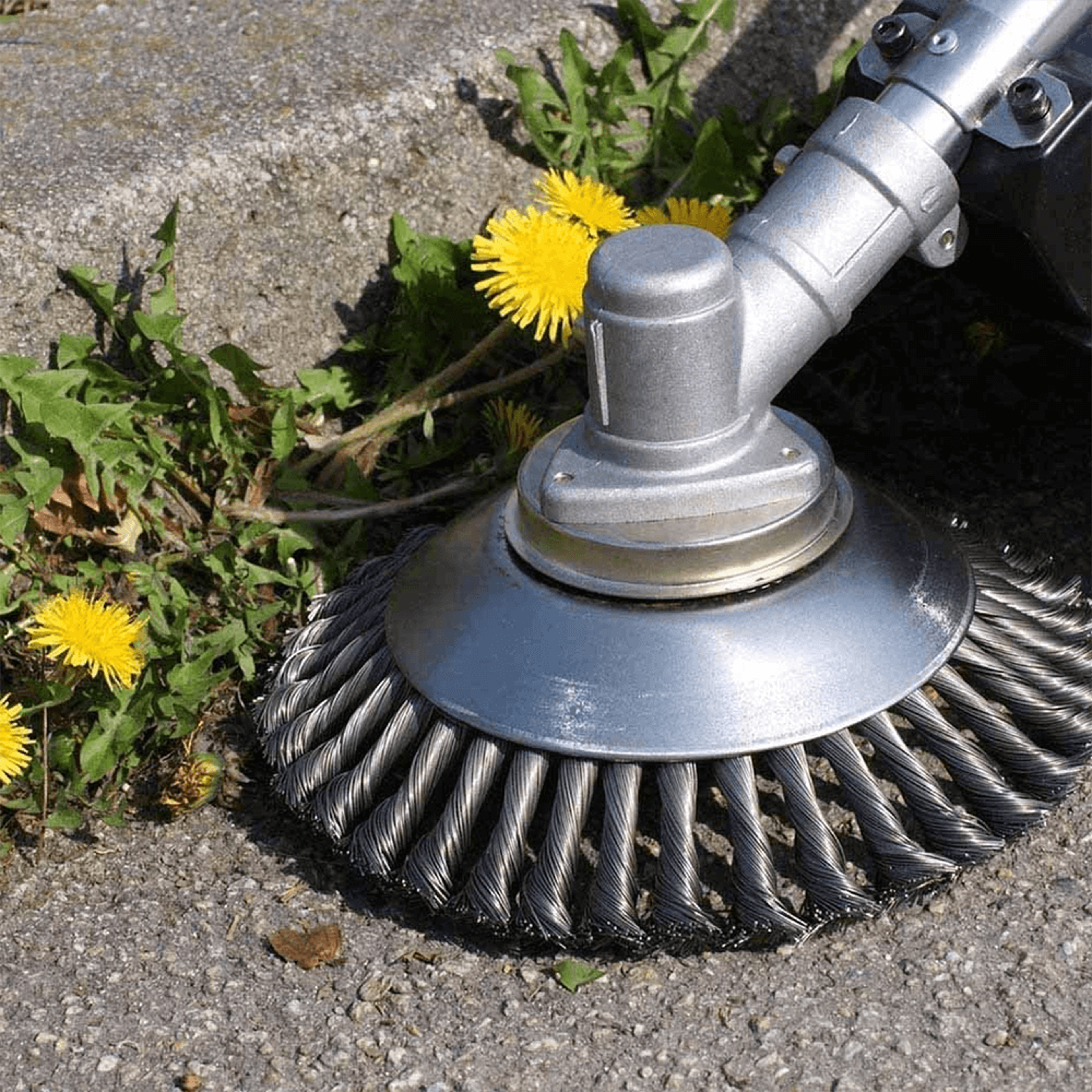 steel wire brush for weed eater