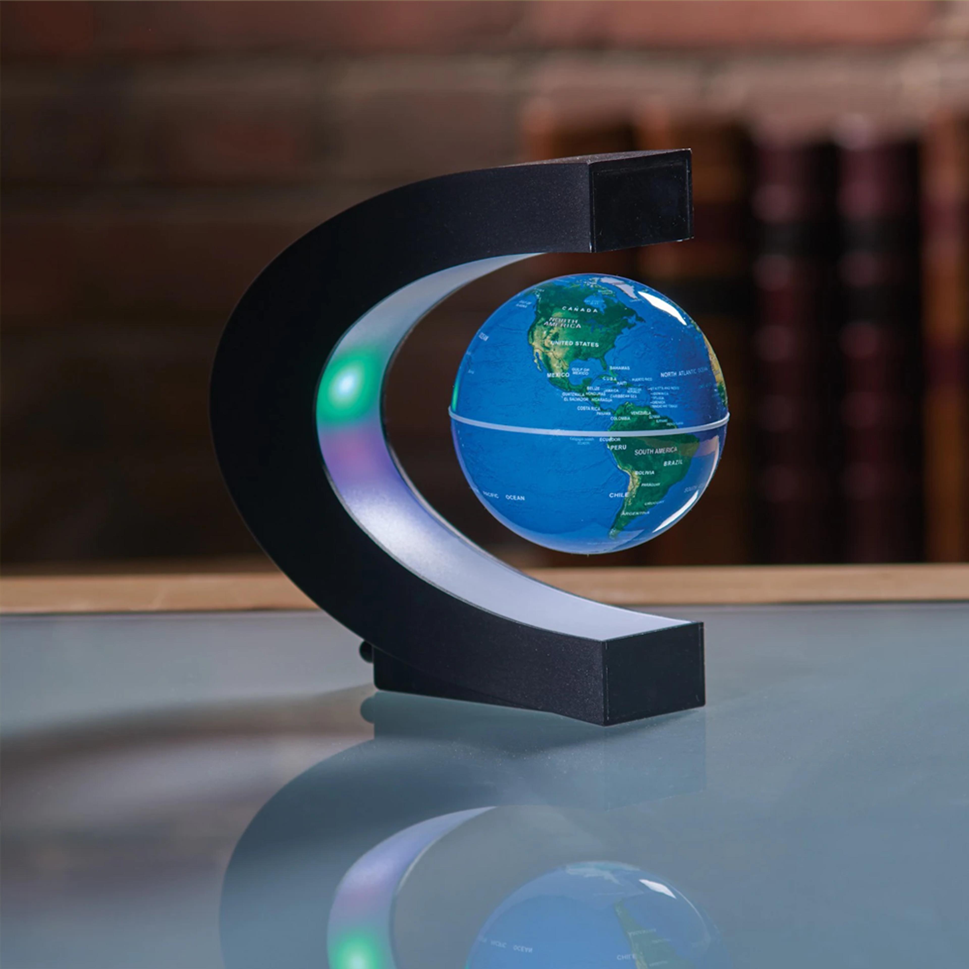 floating earth globe