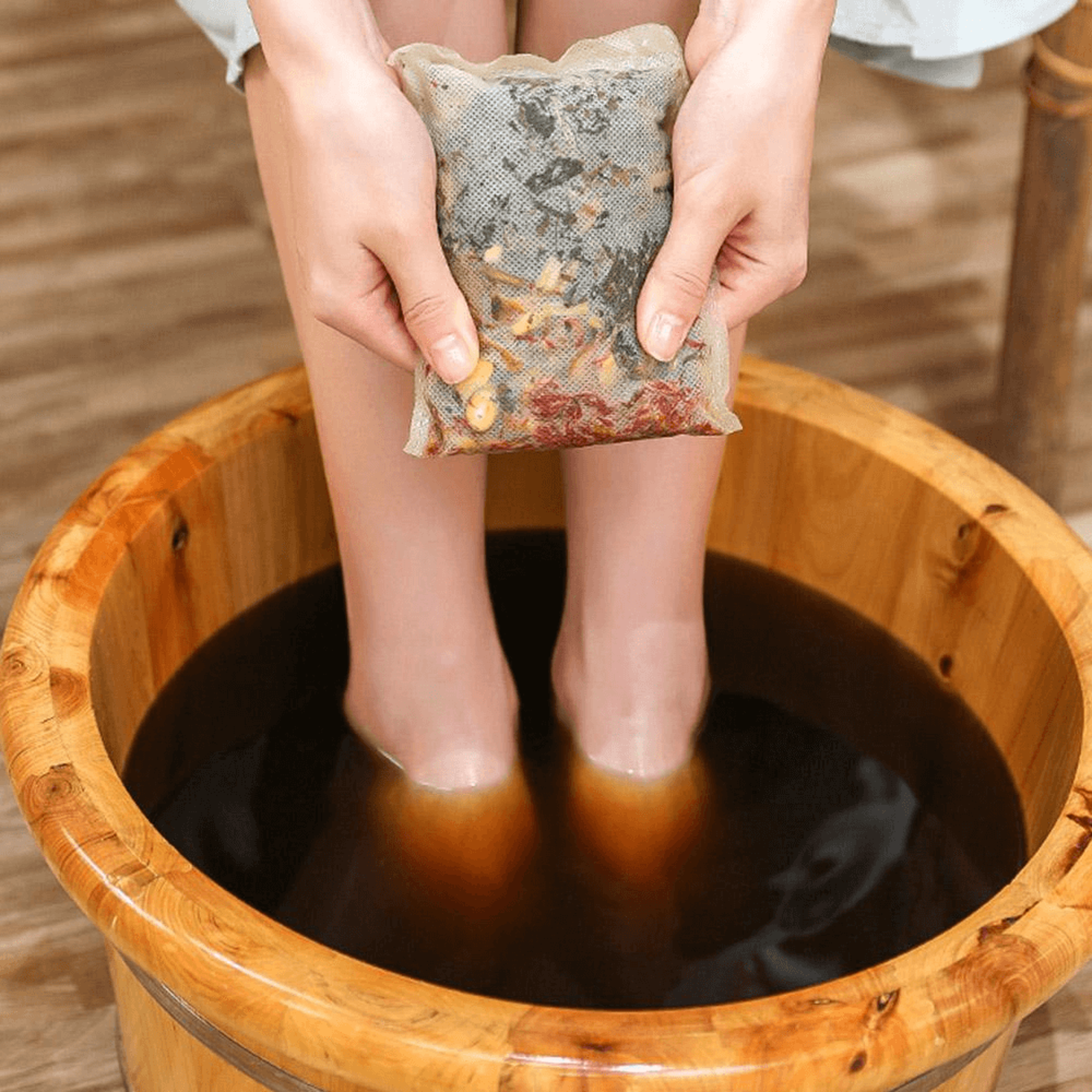 lymphatic cleanse ginger foot soak