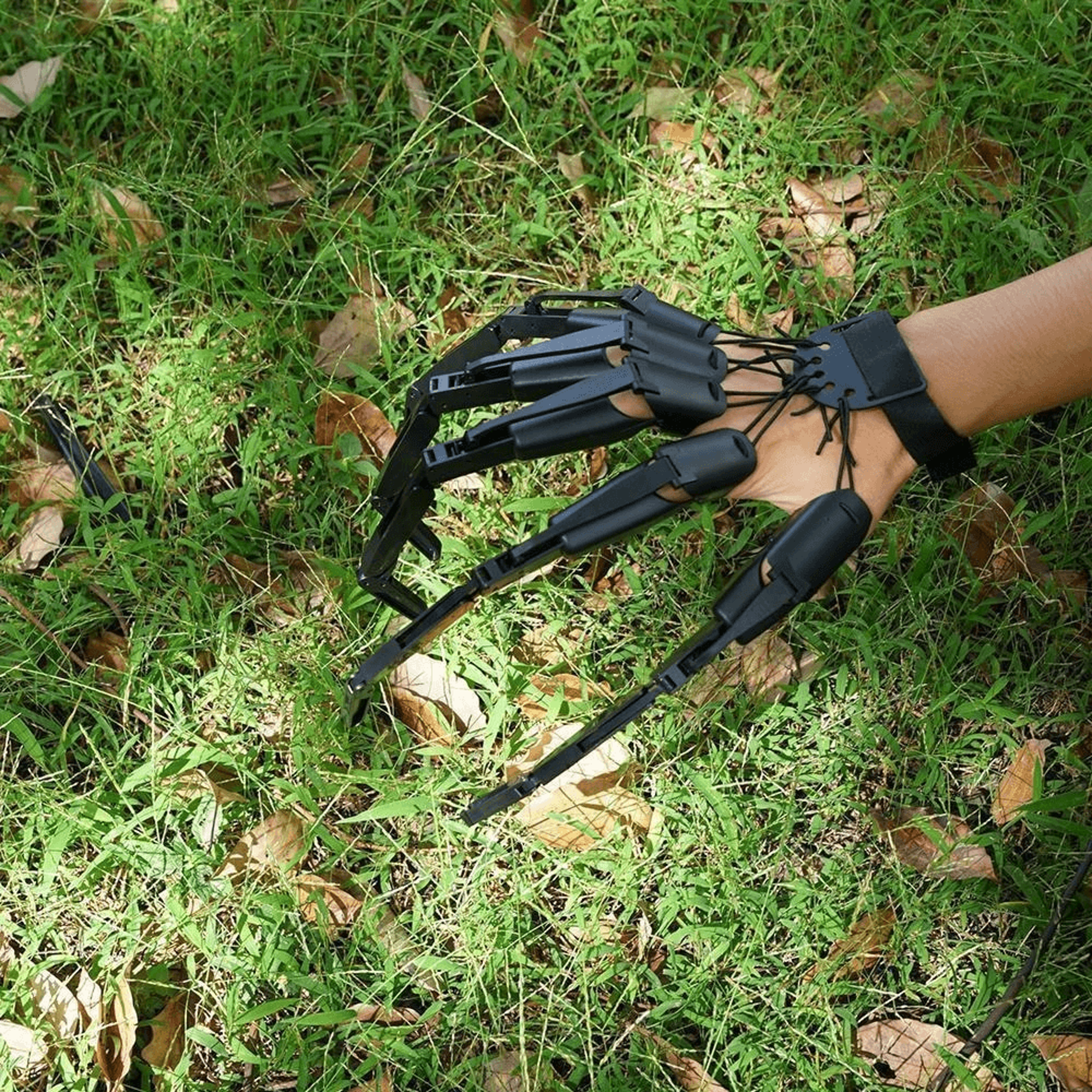 halloween articulated fingers gloves extensions
