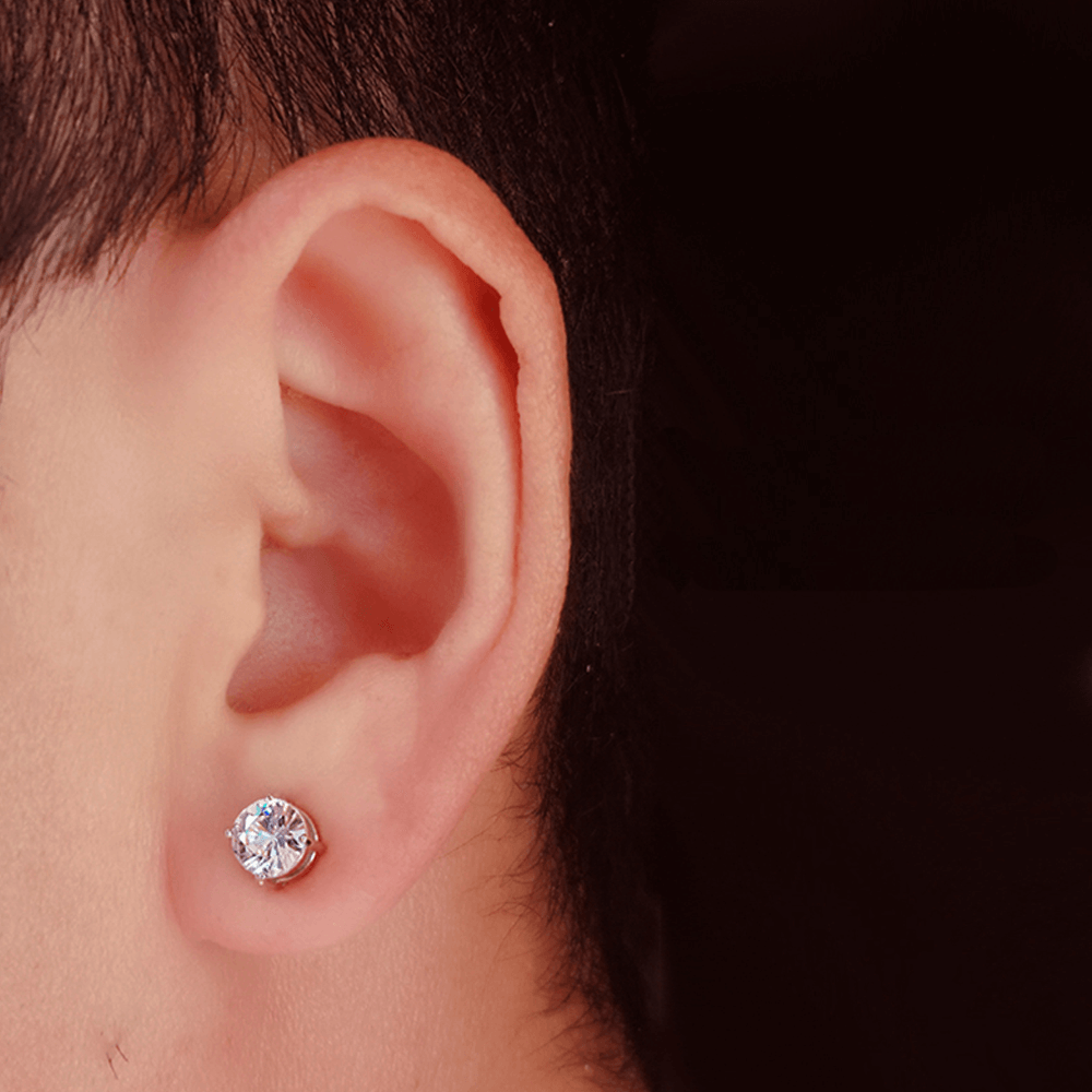 unisex non-piercing magnetic magnet ear stud