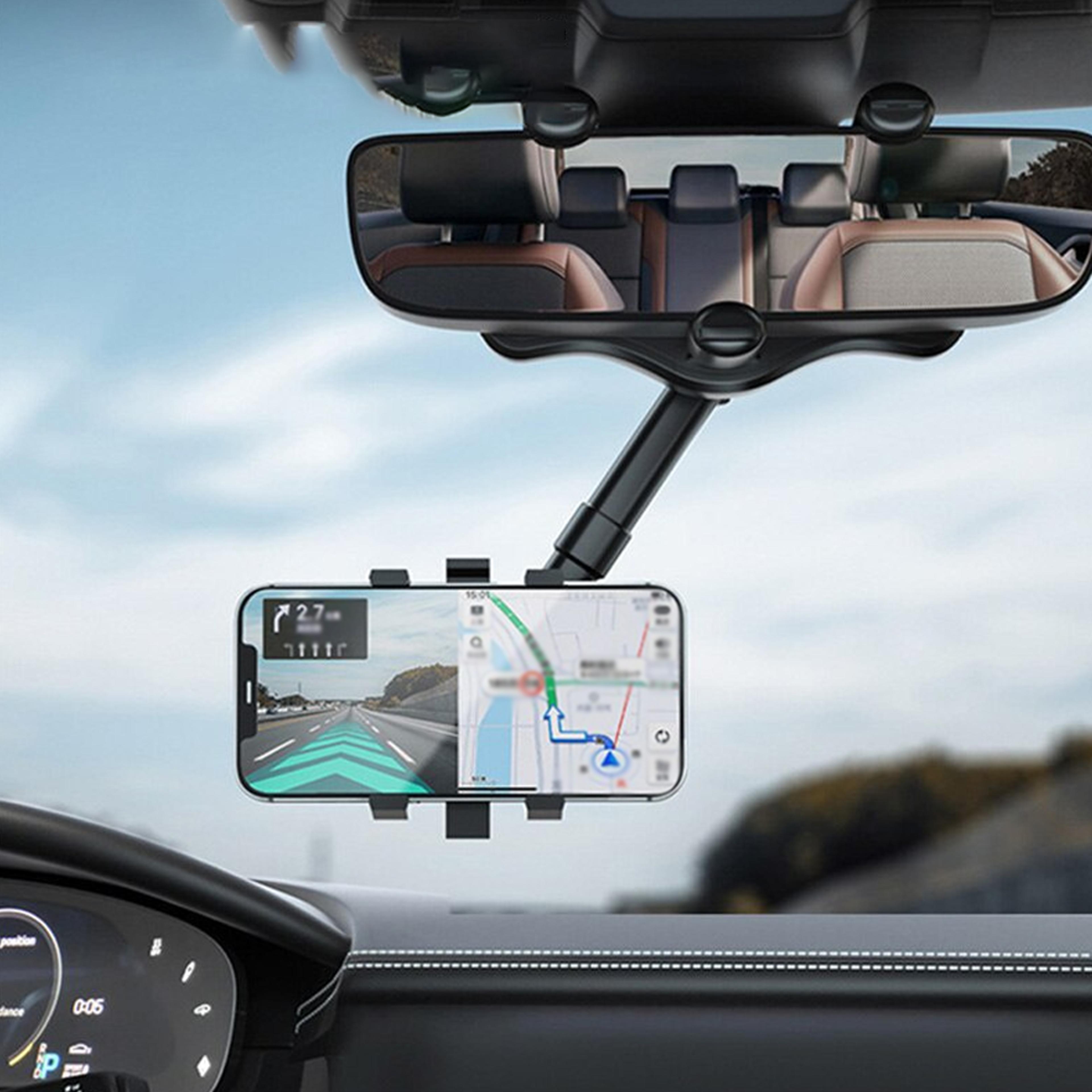universal 360 rearview mirror phone holder