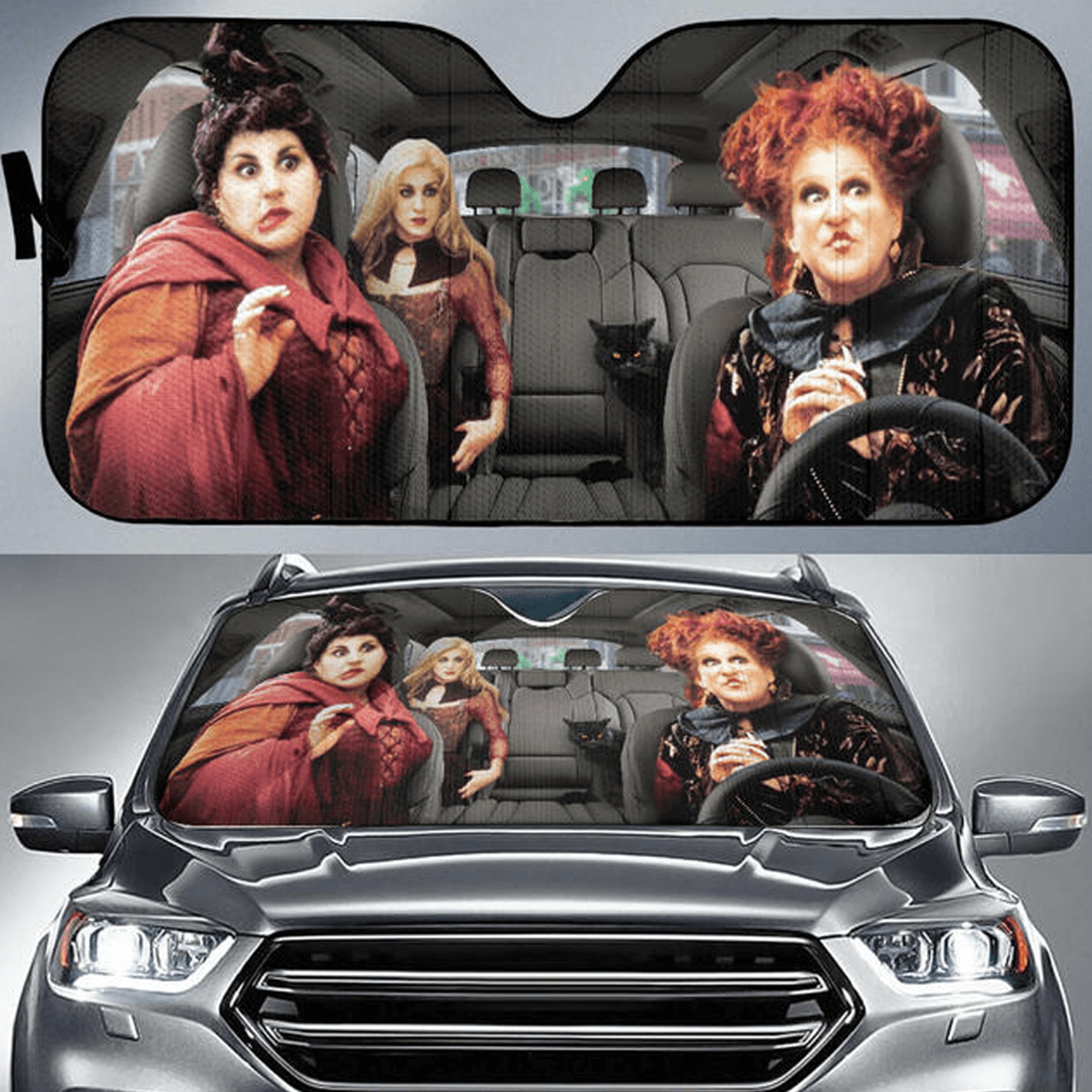 sanderson sisters car sun shade