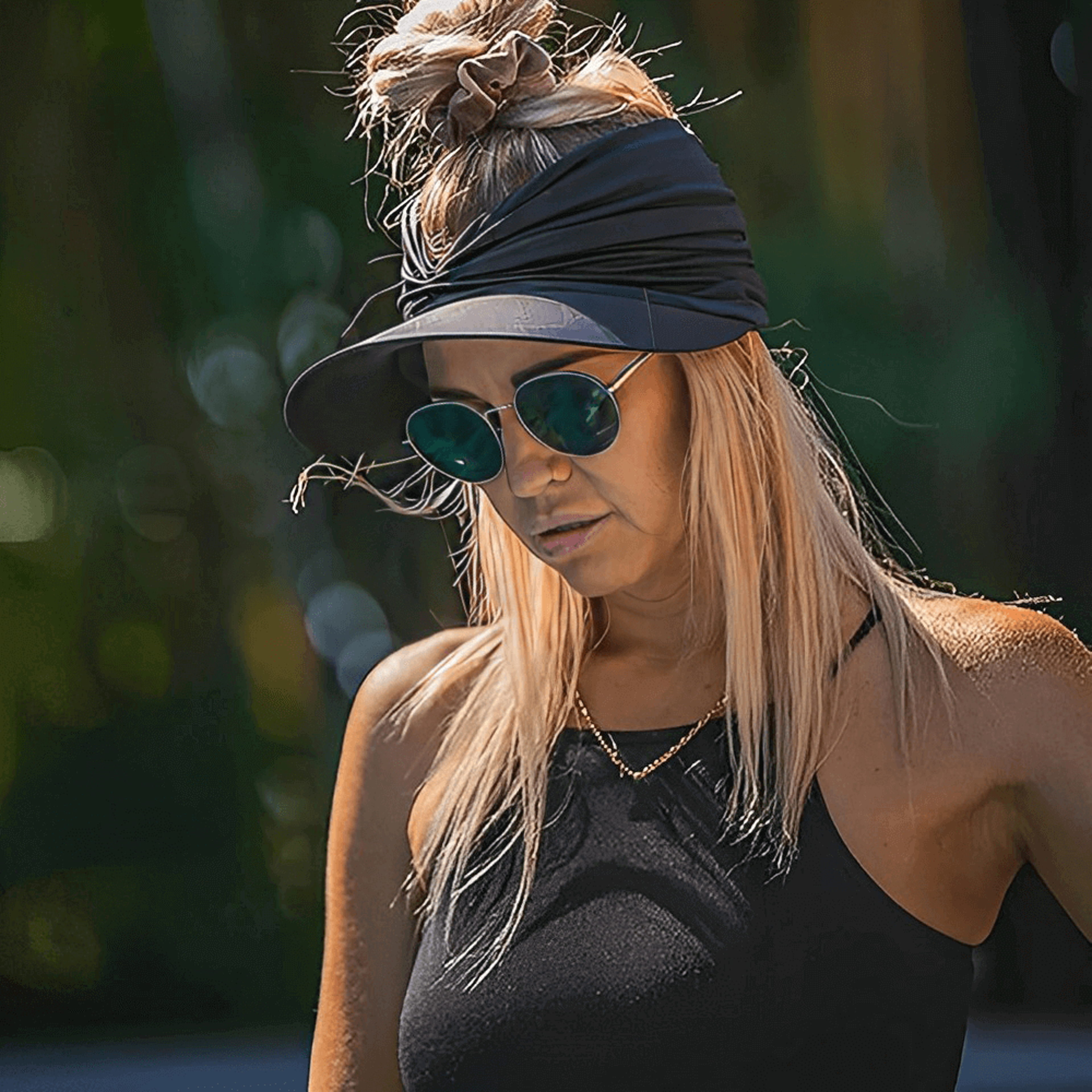 anti-ultraviolet women sun visor hollow hat