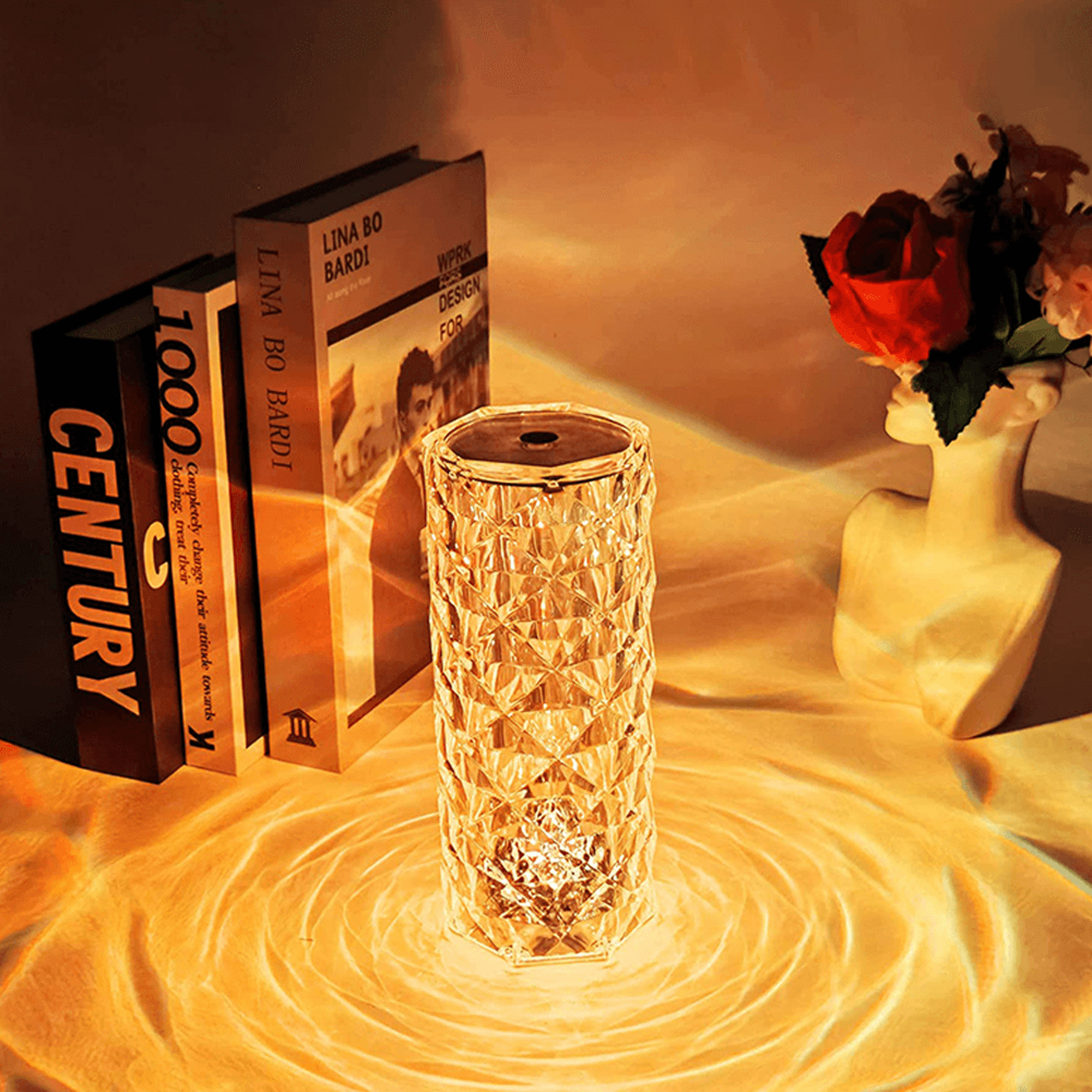 crystal touch lamp