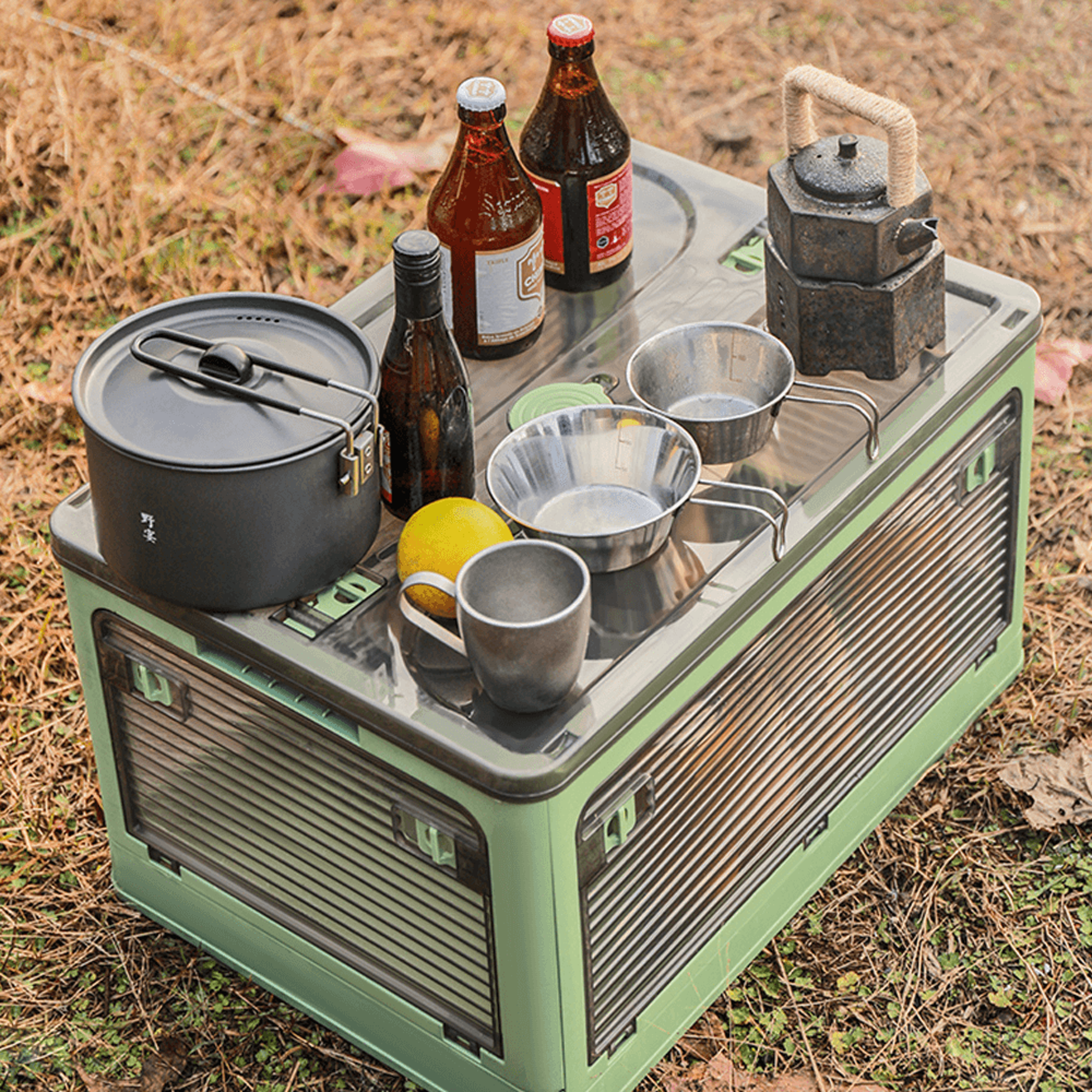 multifunctional foldable transparent storage